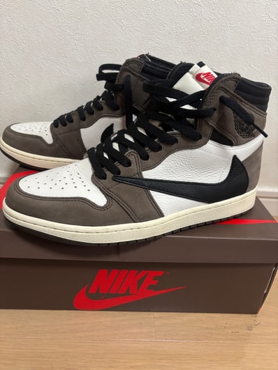 Travis Scott × Nike Air Jordan 1 Retro High OG TS SP "Sail/Dark Mocha"