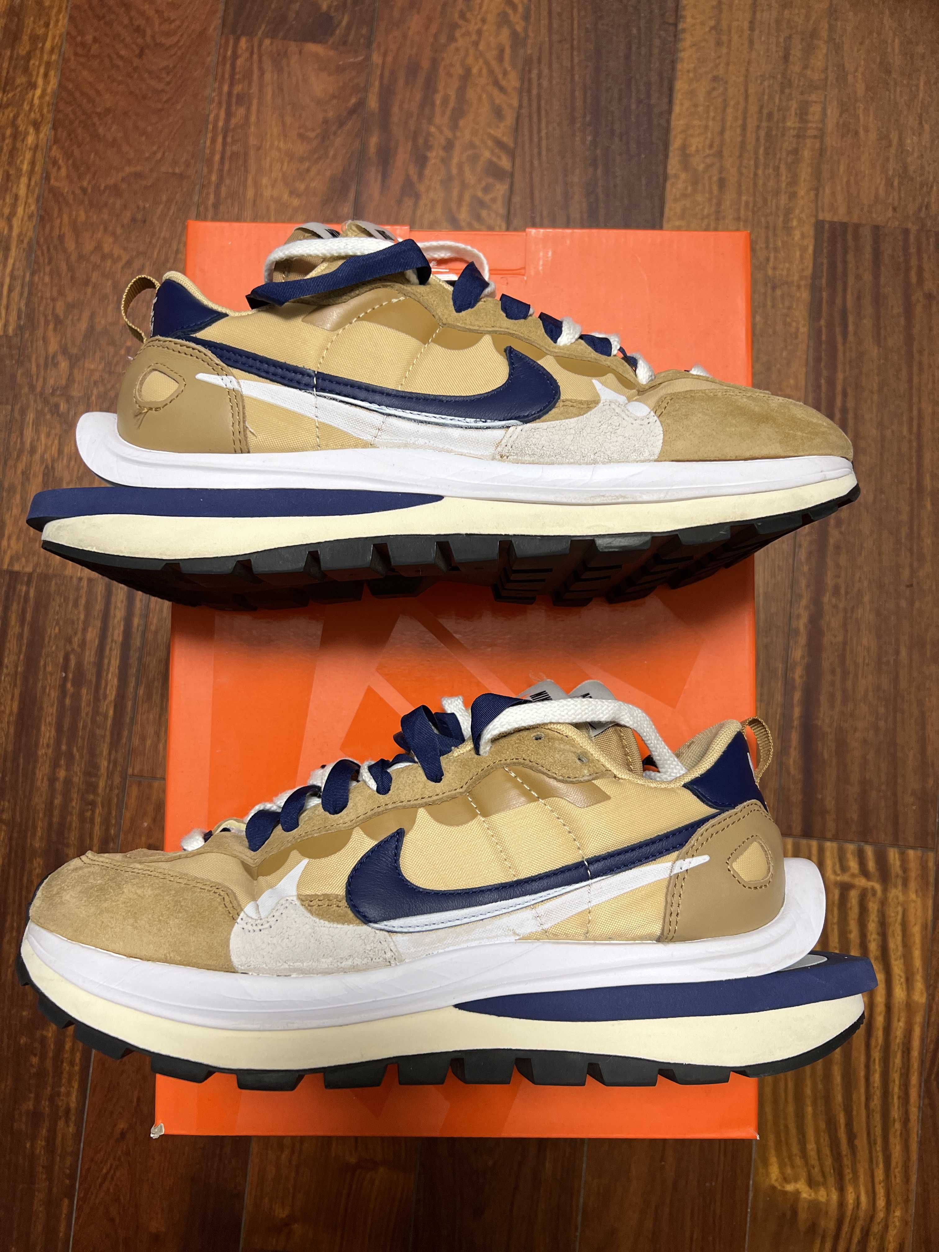 Sacai × Nike Vapor Waffle "Sesame And Blue Void"