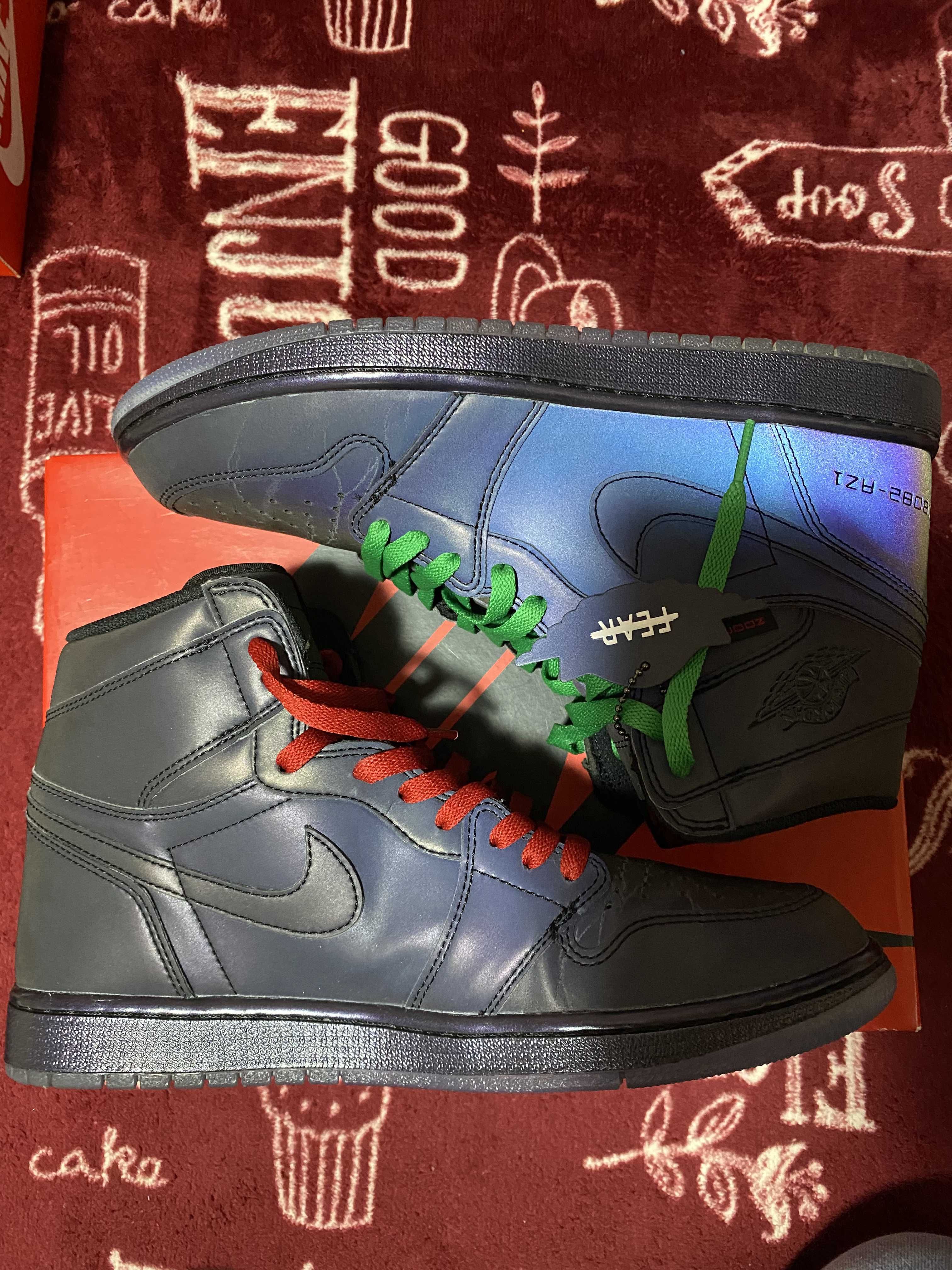 Nike Air Jordan 1 High Zoom Fearless "Multi Color/Varsity Red/Black"