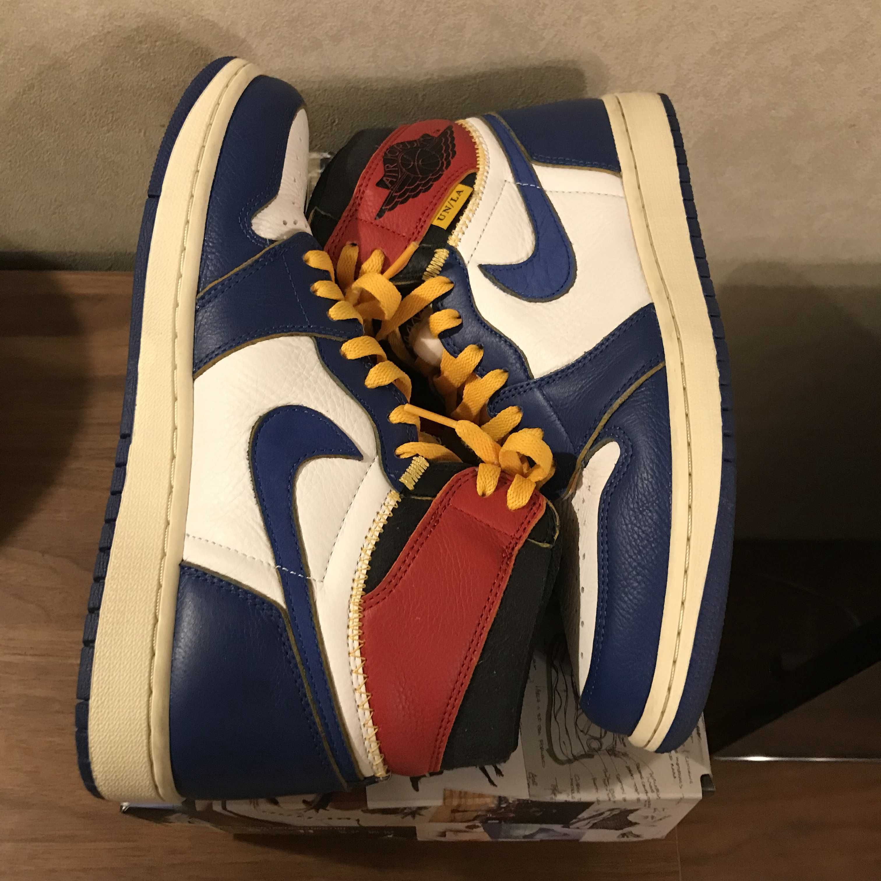 Union × Nike Air Jordan 1 Retro High OG NRG "Storm Blue/Varsity Red"