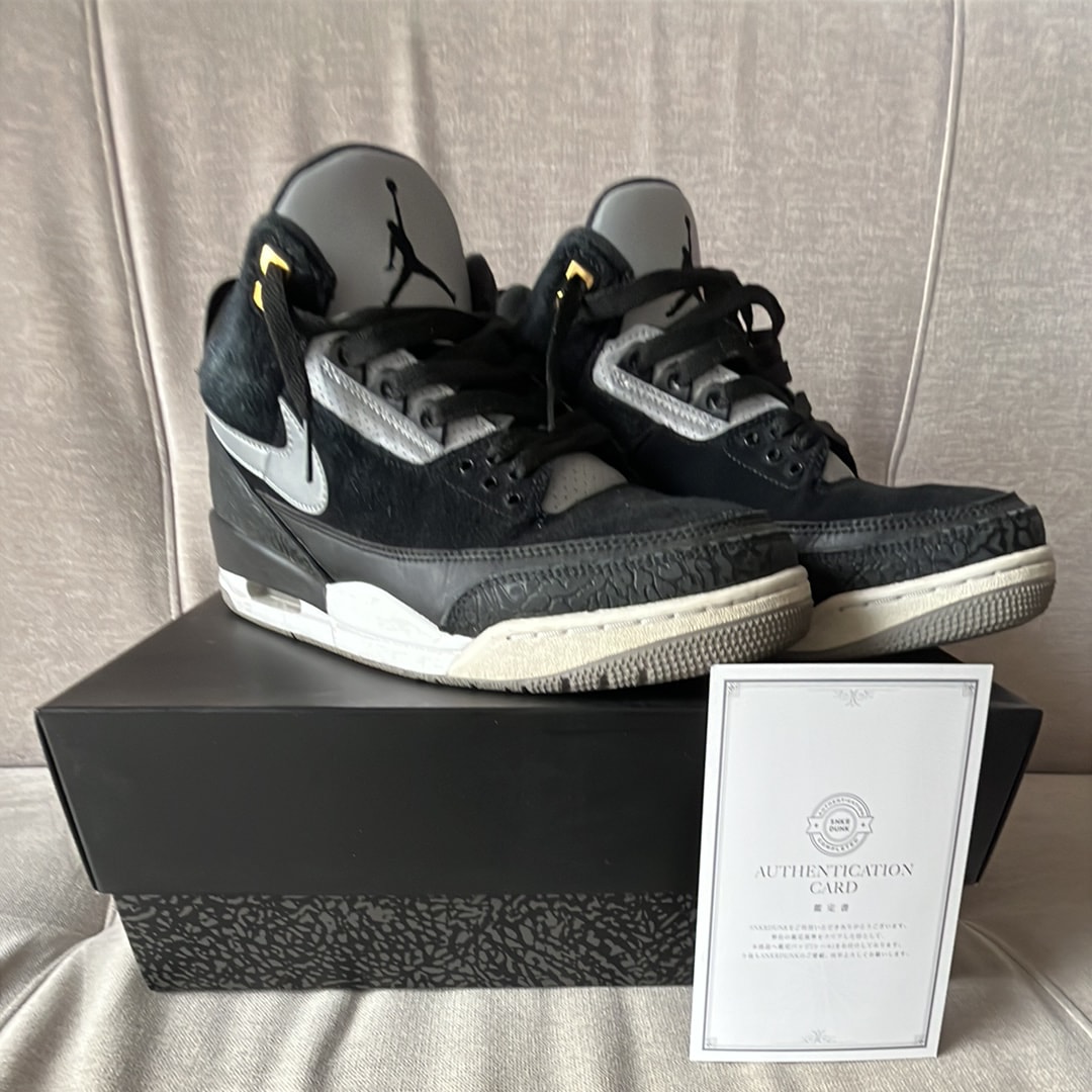 Nike Air Jordan 3 Retro Tinker "Black/Cement Grey"