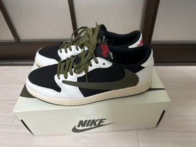 Travis Scott × Nike Women's Air Jordan 1 Low OG "Medium Olive"