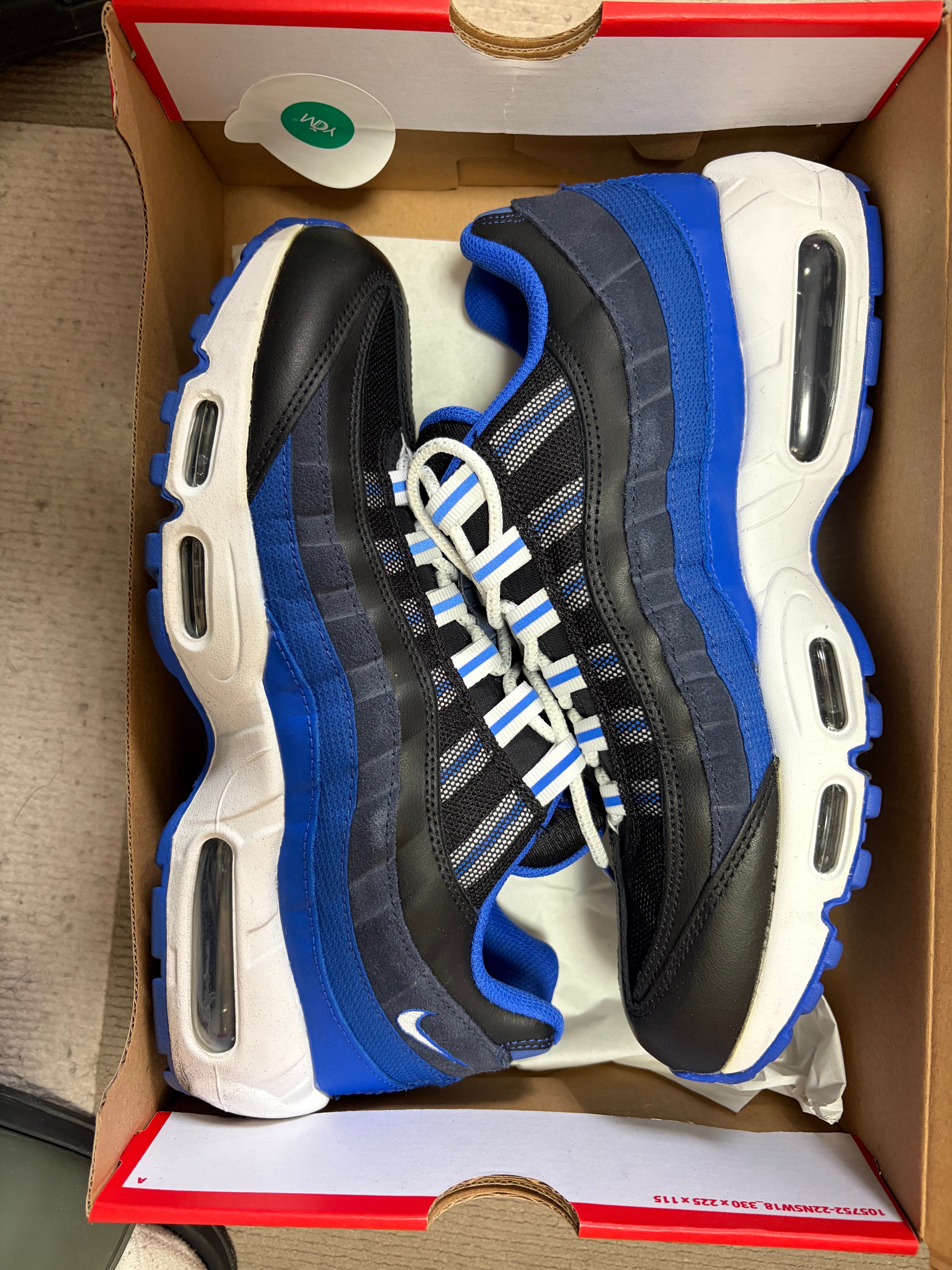 Nike Air Max 95 "Black/Team Royal/White"