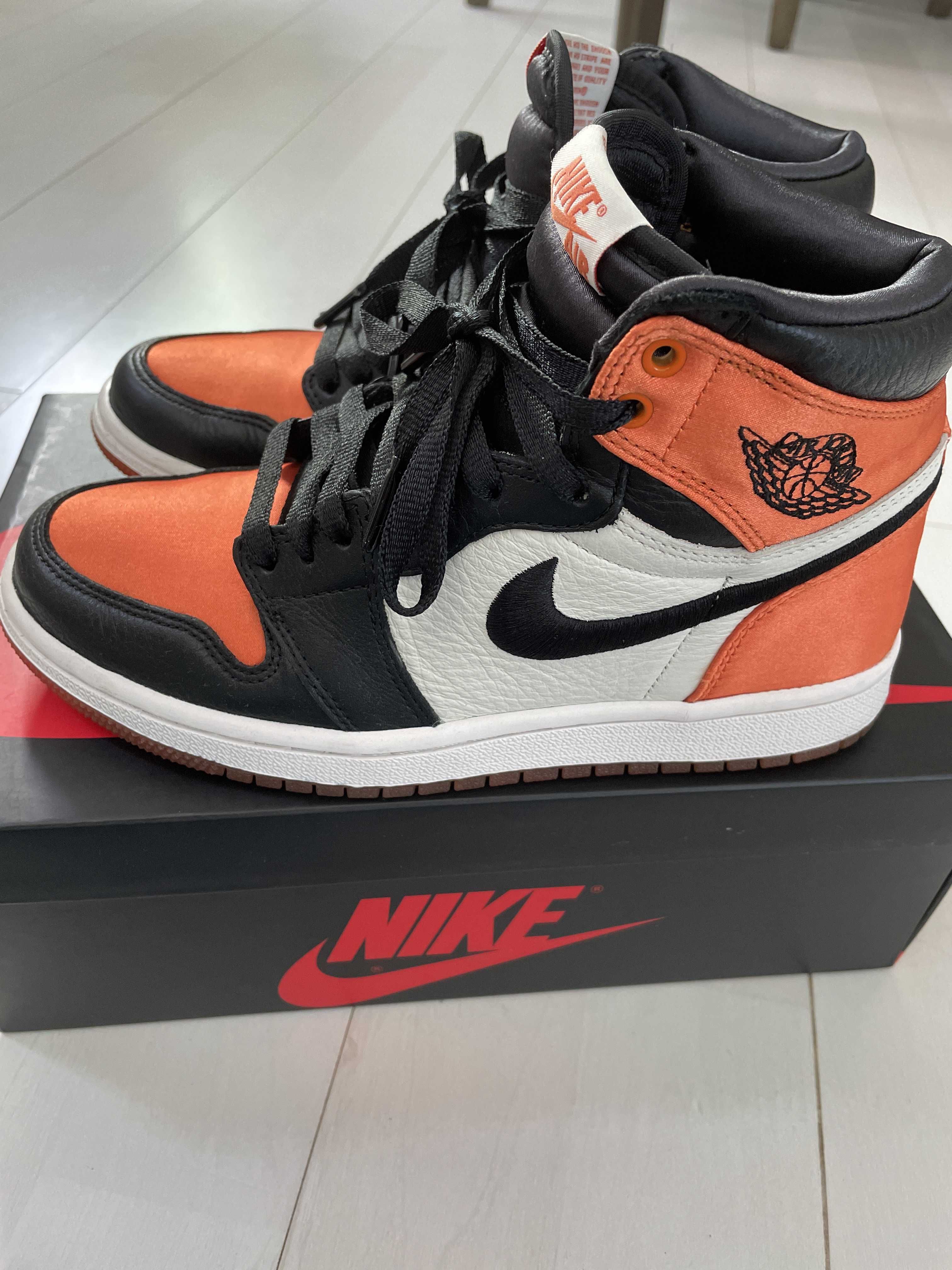 Nike Women's Air Jordan 1 High "Satin Shattered Backboard"