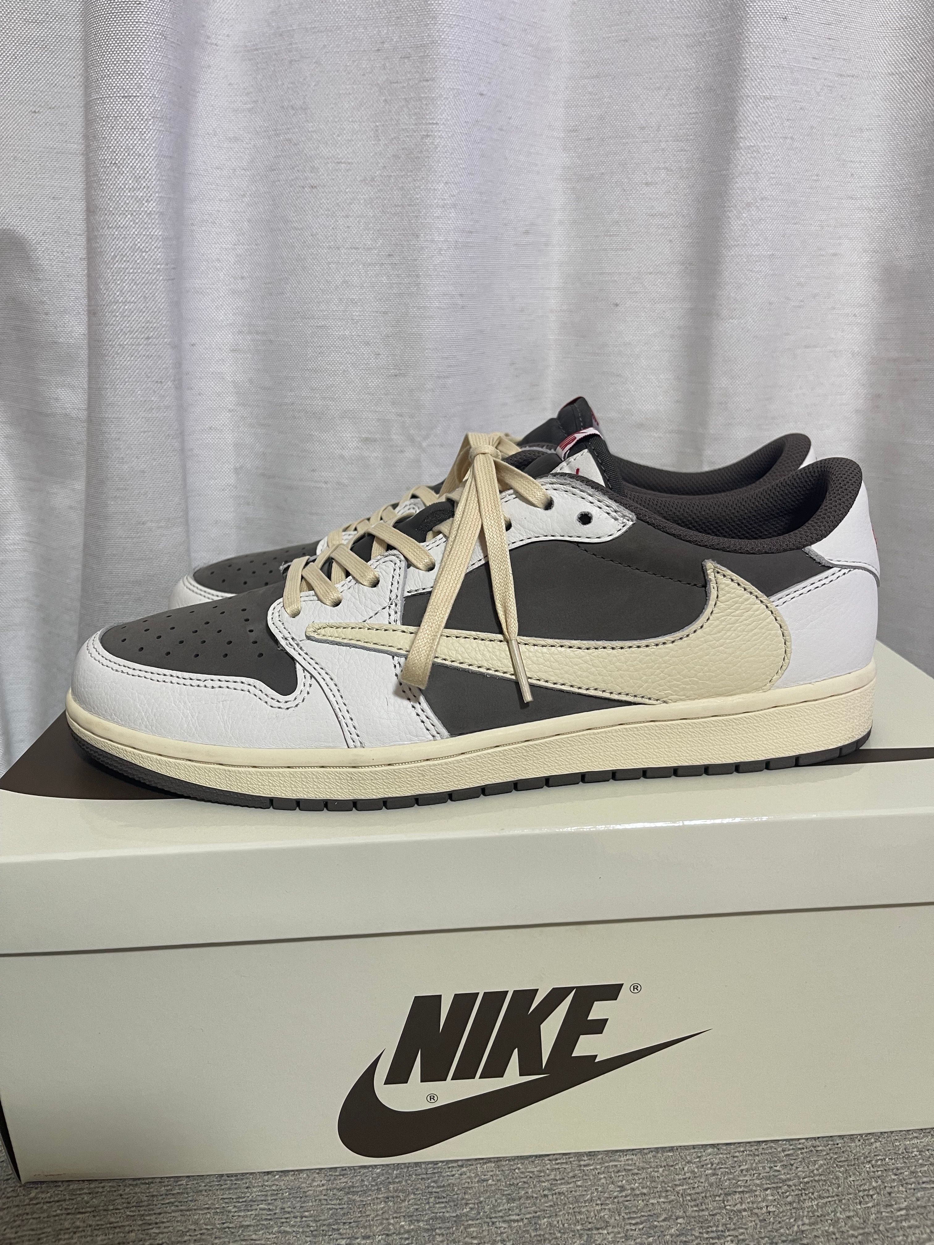 Travis Scott × Nike Air Jordan 1 Low OG SP "Reverse Mocha/Sail and Ridgerock"