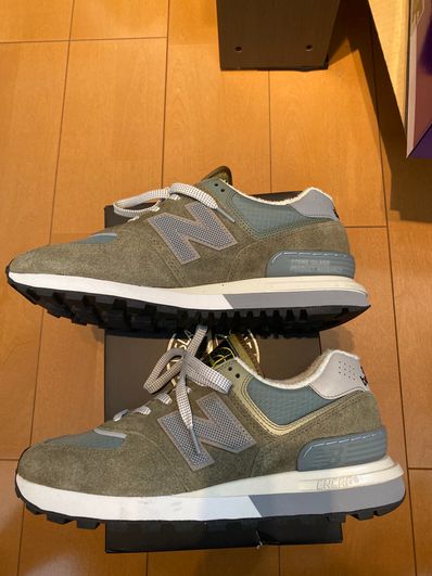 Stone Island × New Balance 574 Legacy "Green"