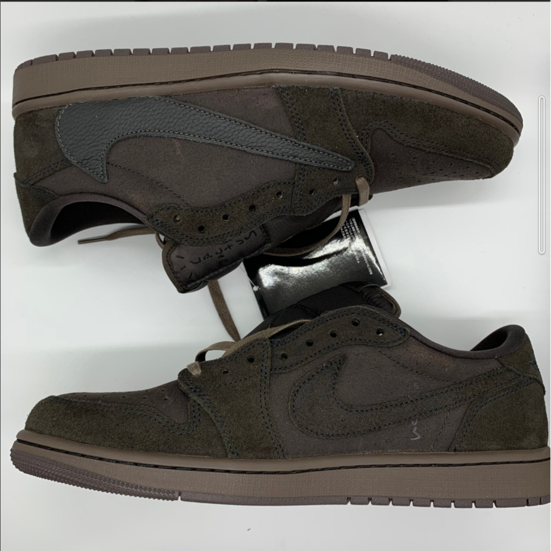 Travis Scott × Nike Air Jordan 1 Low OG SP "Velvet Brown and Dark Mocha"