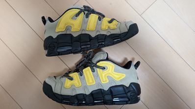 AMBUSH × Nike Air More Uptempo Low "Vivid Sulfur and Limestone"