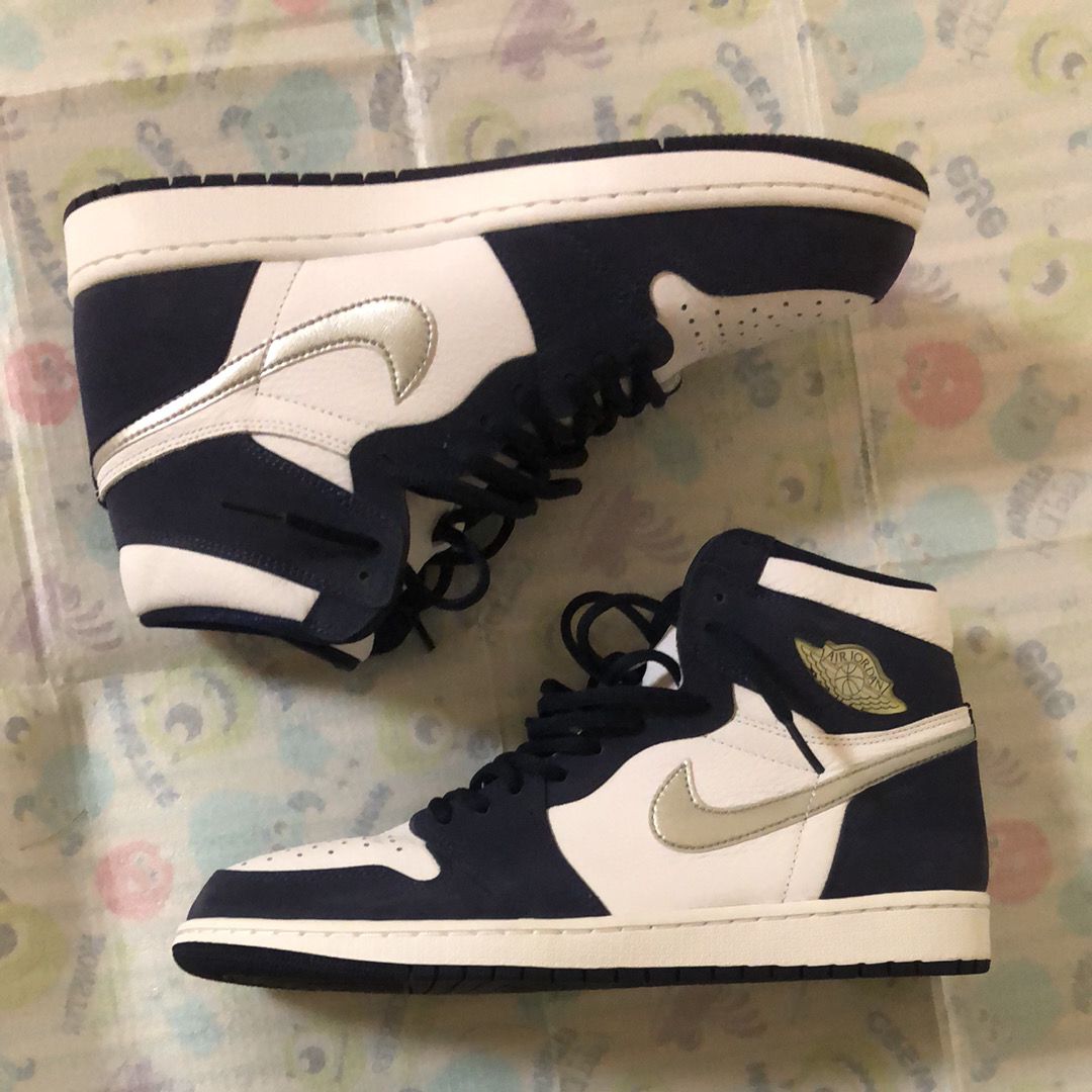Nike Air Jordan 1 High OG CO.JP "White/Midnight Navy" (2020)(ブリーフケースなし)