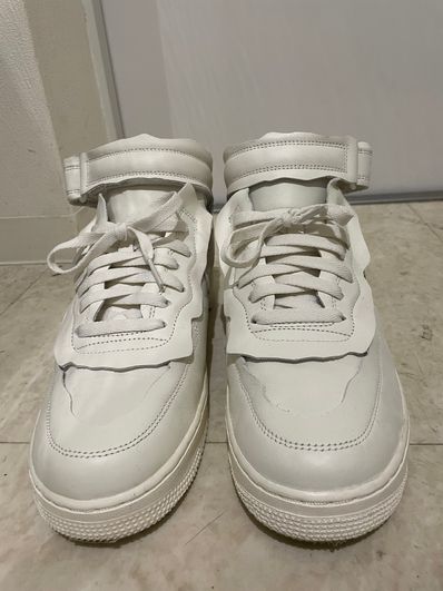 COMME des GARCONS × Nike Air Force 1 Mid "White"