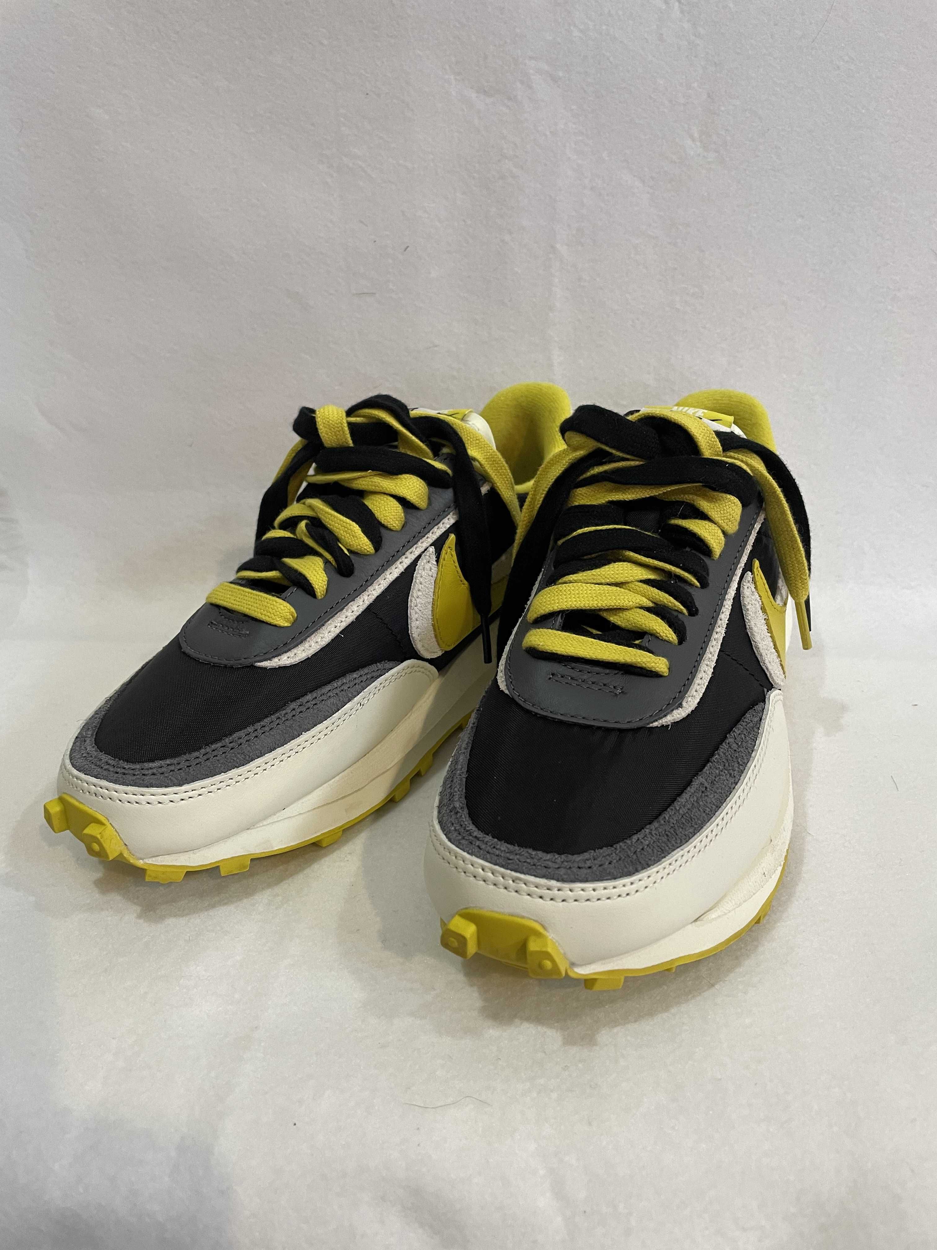 UNDERCOVER × sacai × Nike LD Waffle "Black/Sail-Dark Grey-Bright Citron"