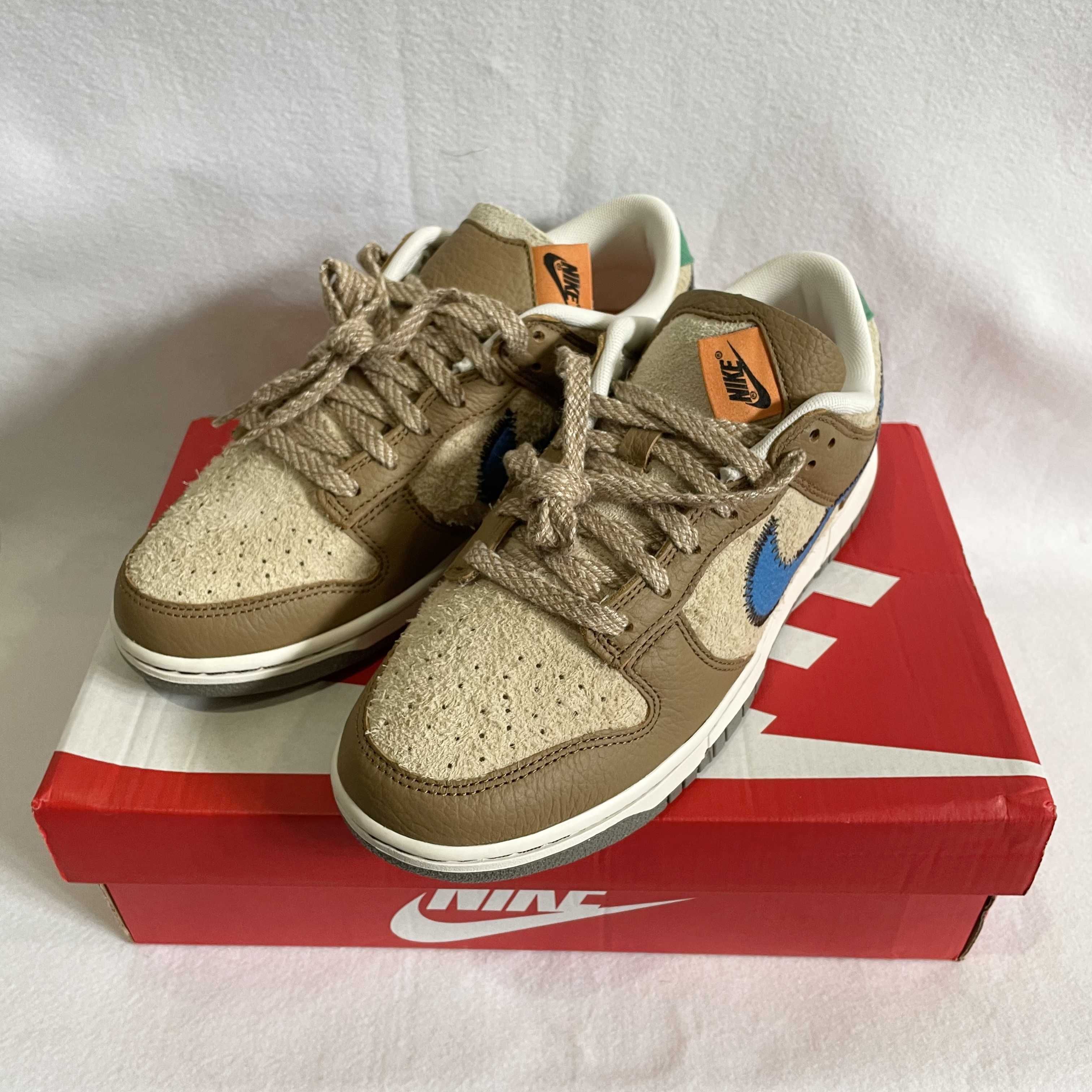 size? × Nike Dunk Low "Dark Driftwood/Photo BlueRattan"