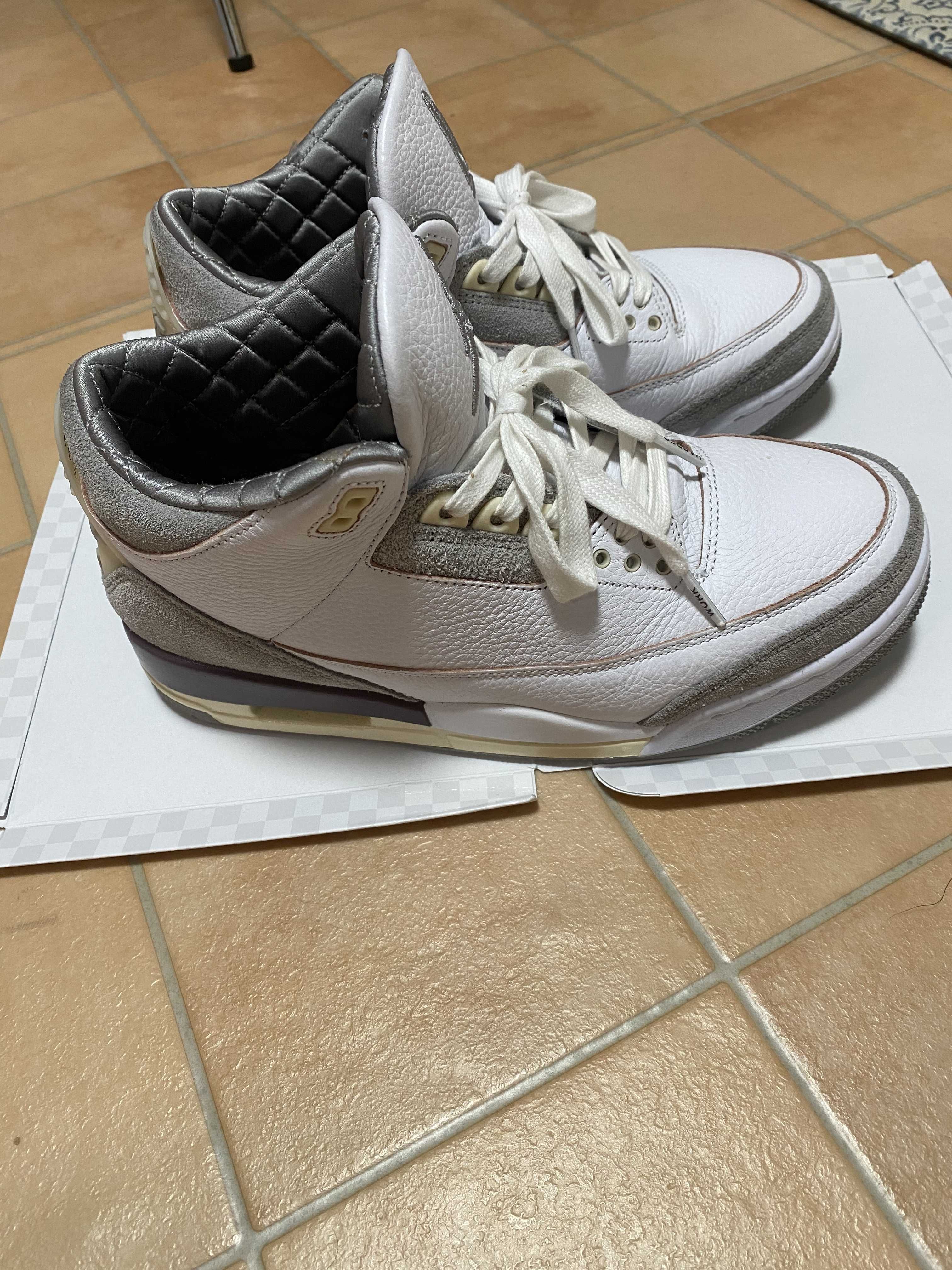 A Ma Maniere × Nike Women's Air Jordan 3 Retro SP "White/Medium Grey Violet Ore"