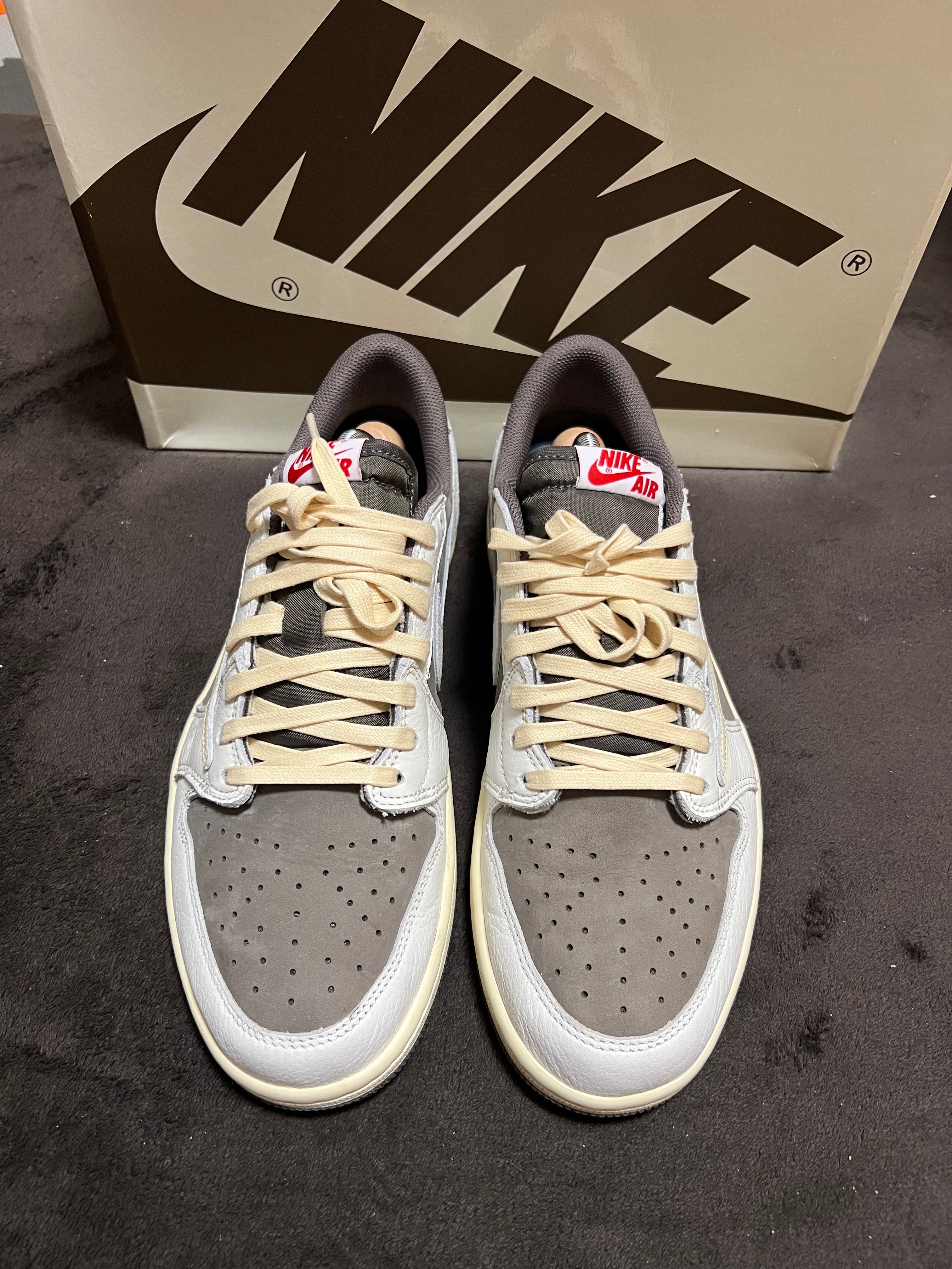 Travis Scott × Nike Air Jordan 1 Low OG SP "Reverse Mocha/Sail and Ridgerock"