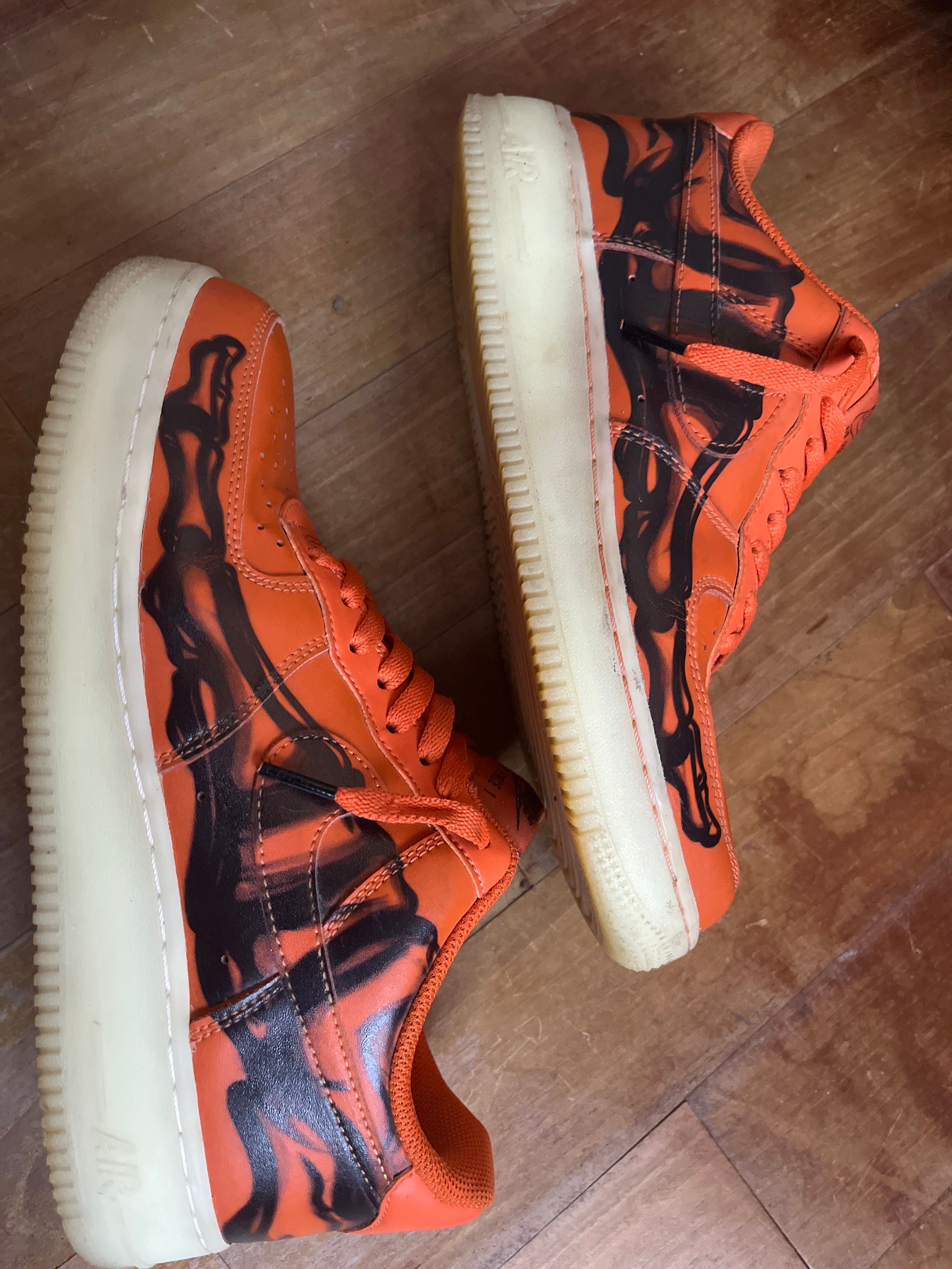 Nike Air Force 1 Low "Orange Skelton"