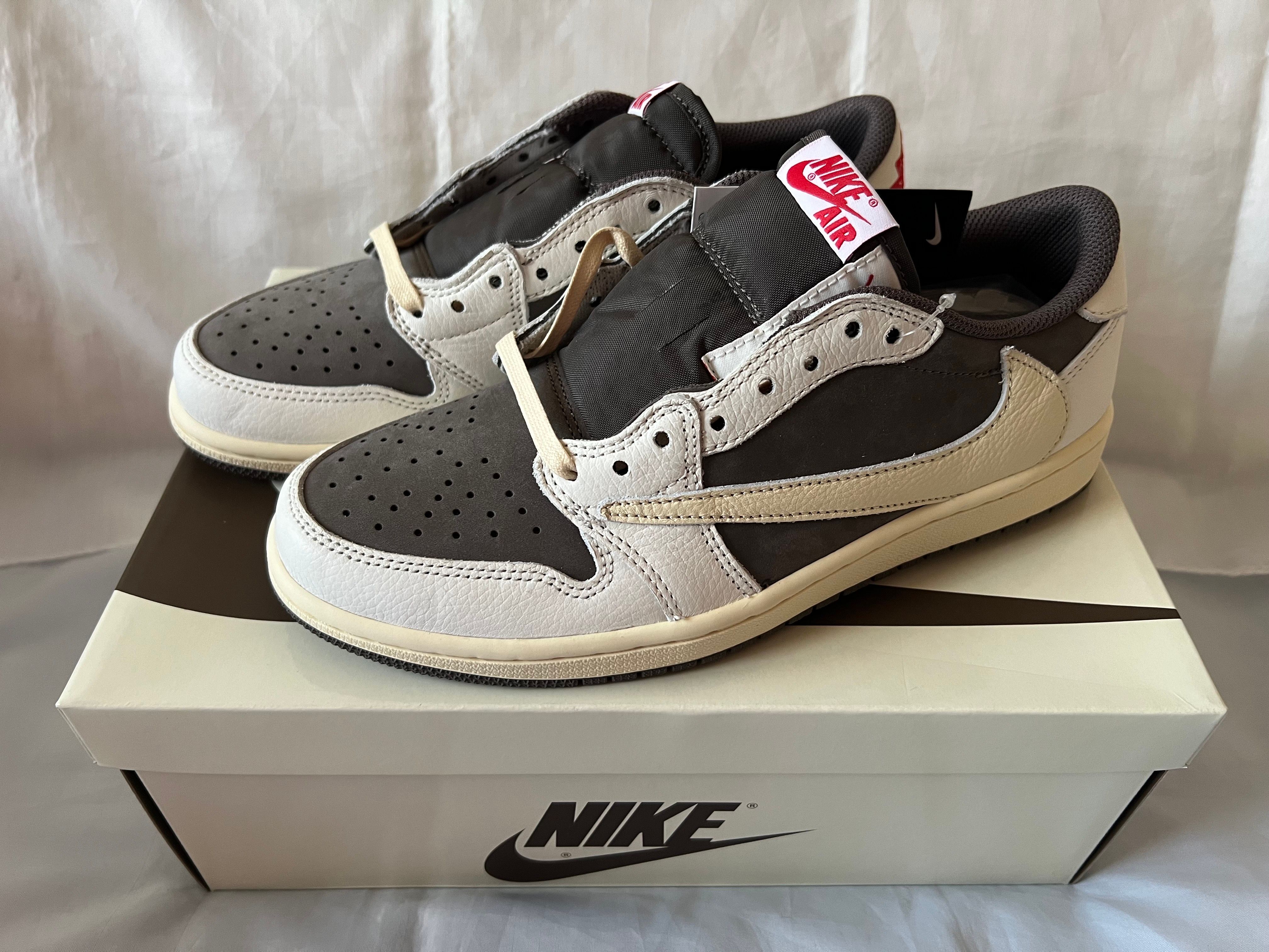 Travis Scott × Nike Air Jordan 1 Low OG SP "Reverse Mocha/Sail and Ridgerock"