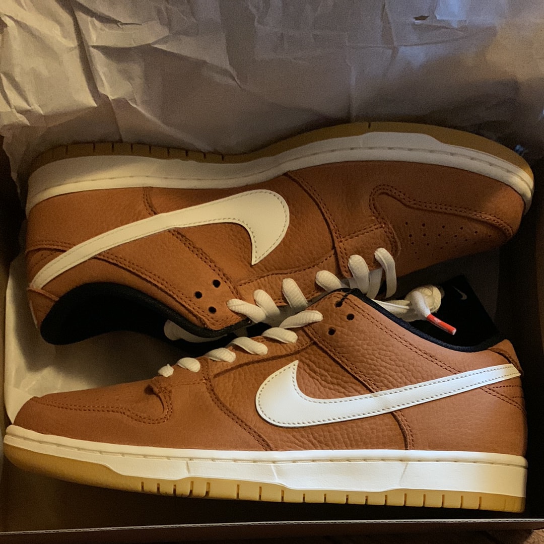 Nike SB Orange Label Dunk Low PRO ISO "Dark Russet"