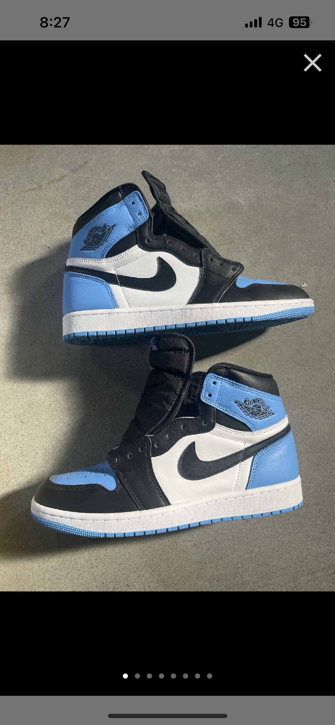 Nike Air Jordan 1 Retro High OG "University Blue/UNC Toe"