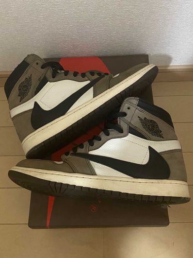 Travis Scott × Nike Air Jordan 1 Retro High OG TS SP "Sail/Dark Mocha"