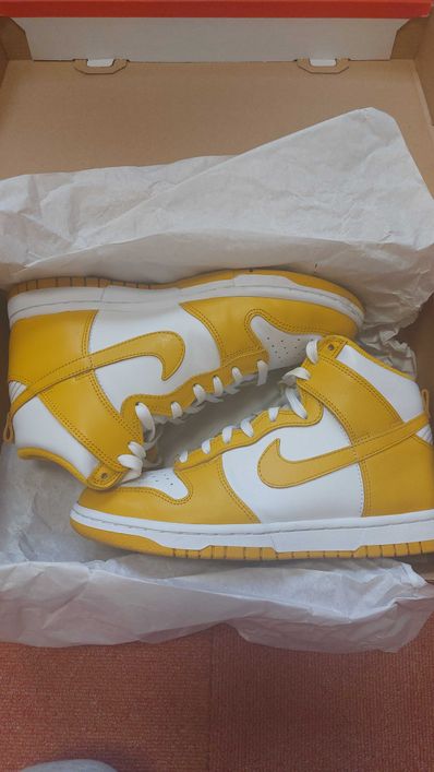 NIKE Women's DUNK HIGH "DARK SULFUR"