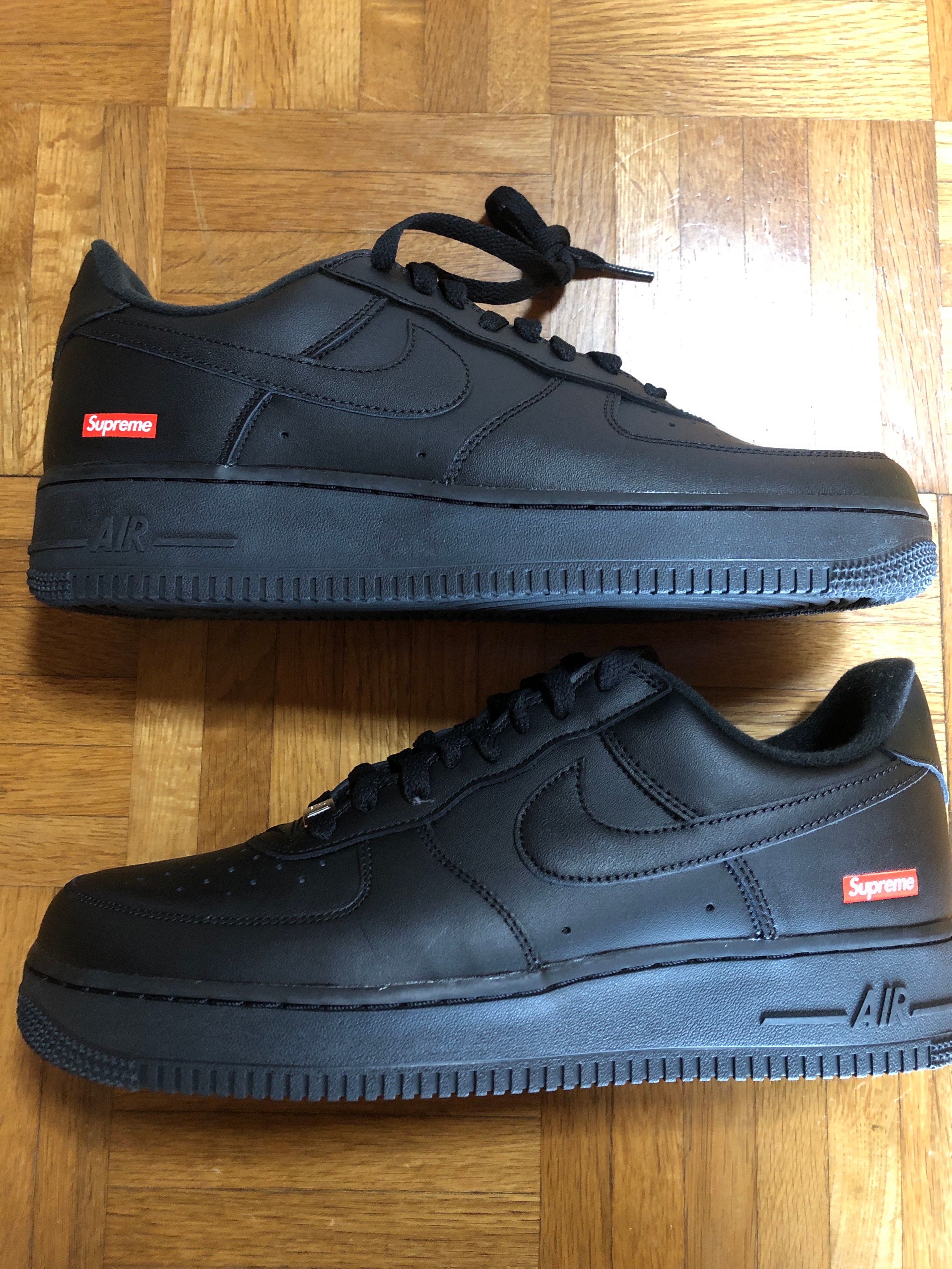 Supreme × Nike Air Force 1 Low "Black"