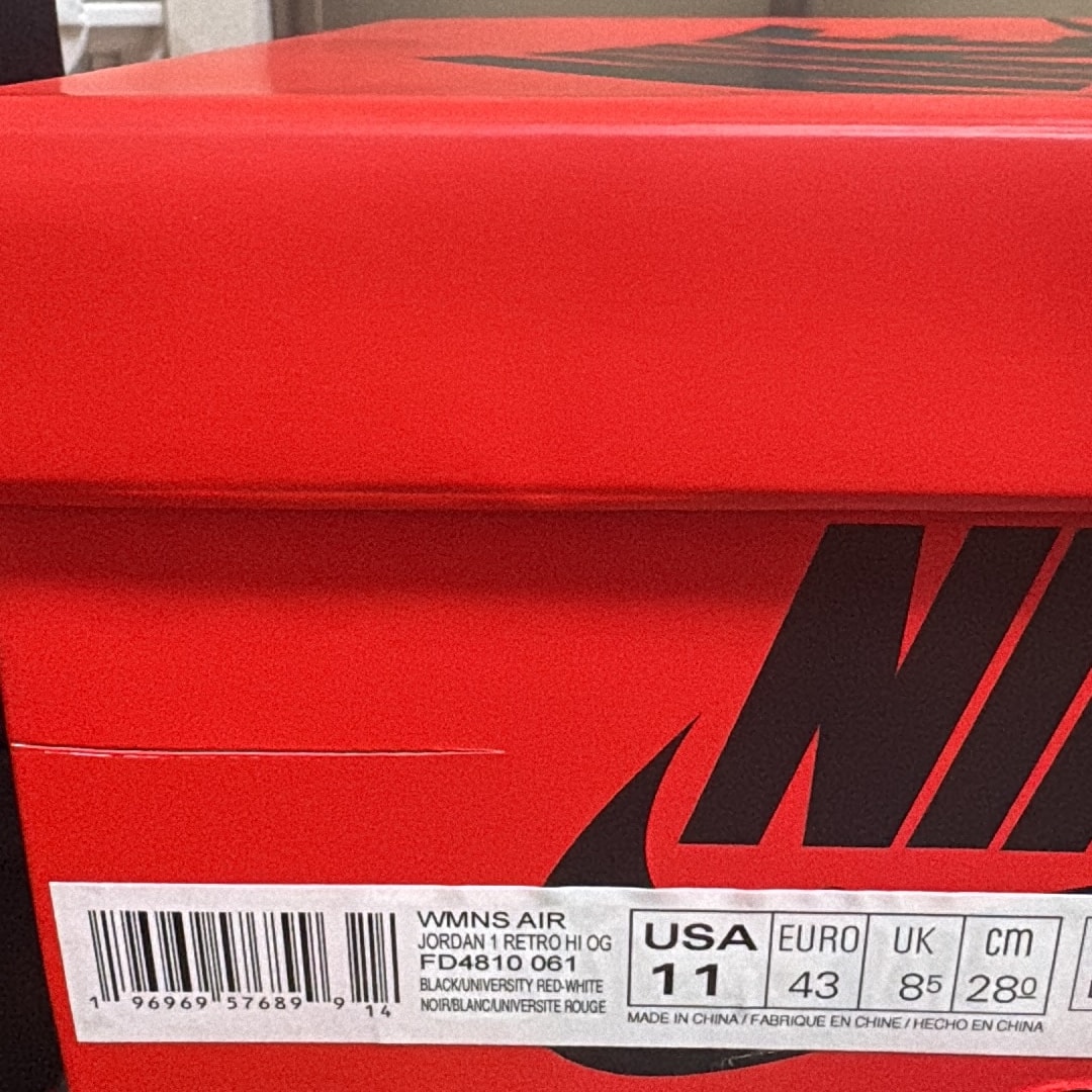 Nike Women's Air Jordan 1 Retro High OG "Satin Bred"
