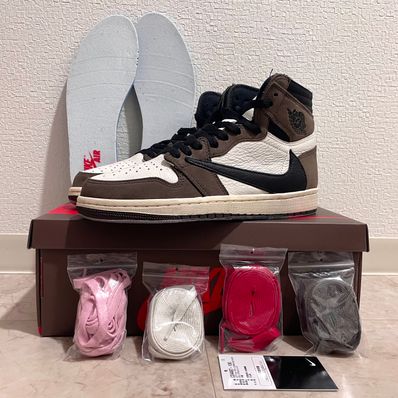 Travis Scott × Nike Air Jordan 1 Retro High OG TS SP "Sail/Dark Mocha"