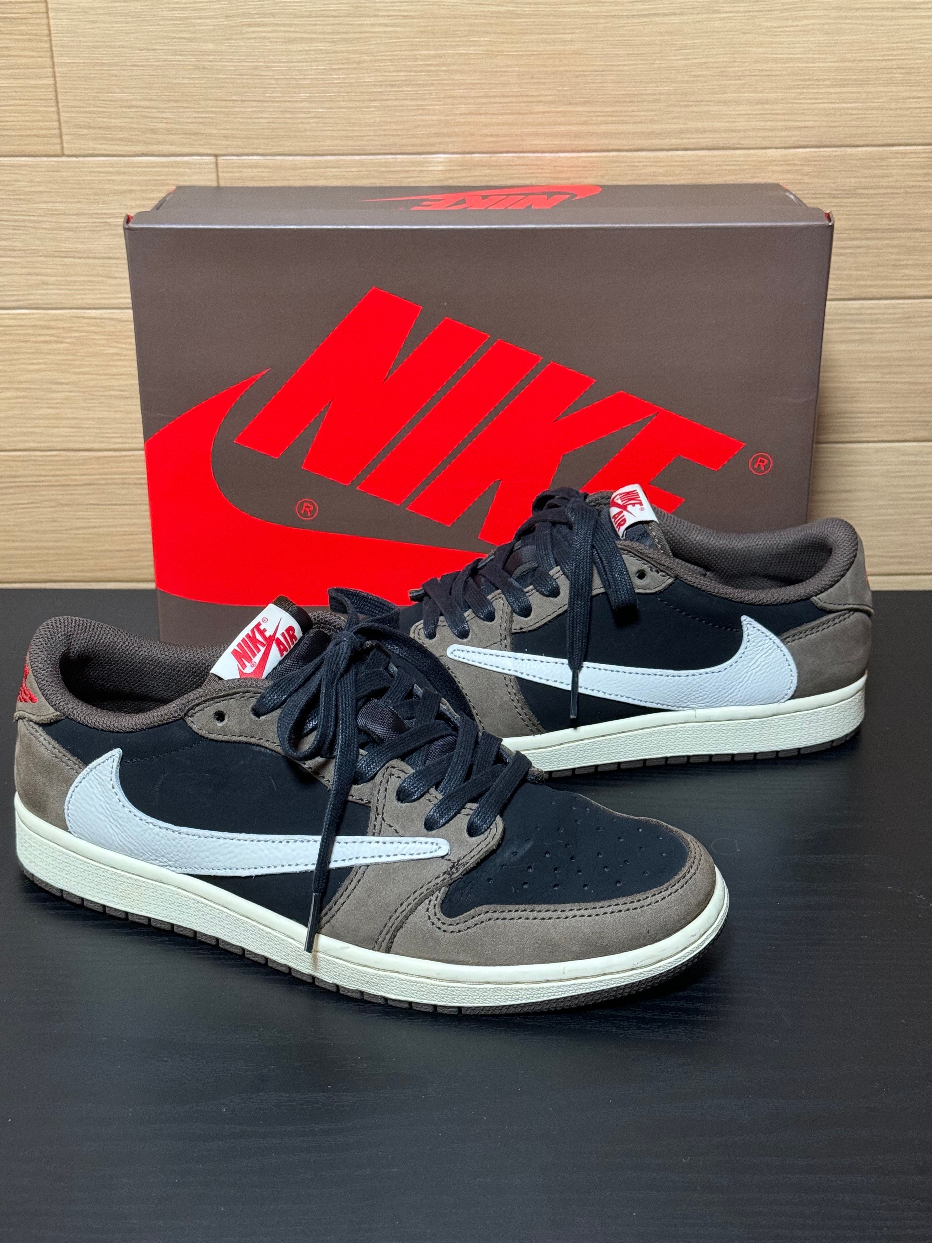 Travis Scott × Nike Air Jordan 1 Low OG SP-T  "Black/Dark Mocha"