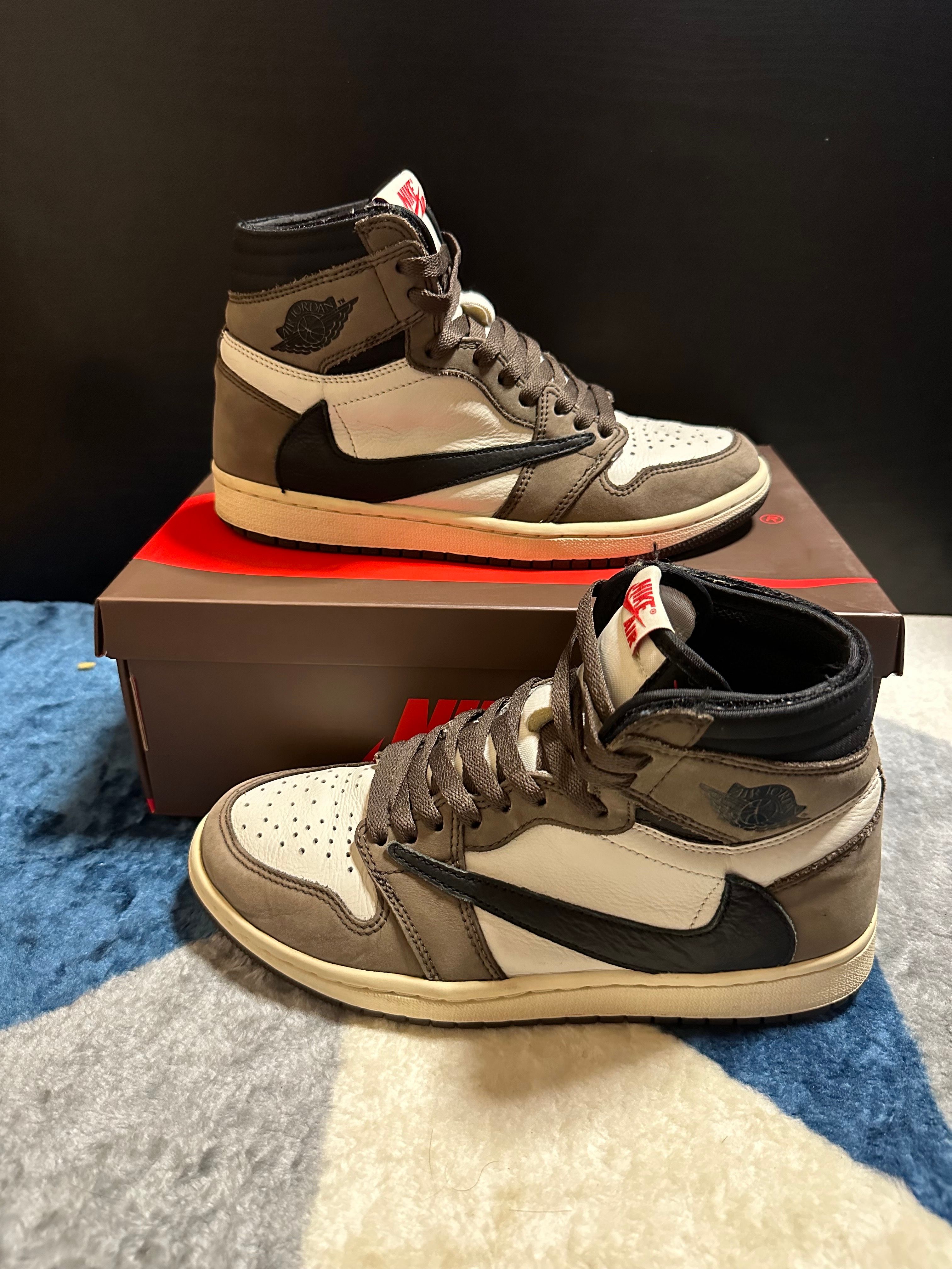 Travis Scott × Nike Air Jordan 1 Retro High OG TS SP "Sail/Dark Mocha"