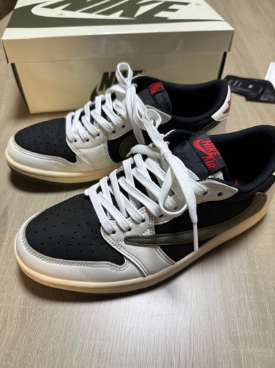 Travis Scott × Nike Women's Air Jordan 1 Low OG "Medium Olive"