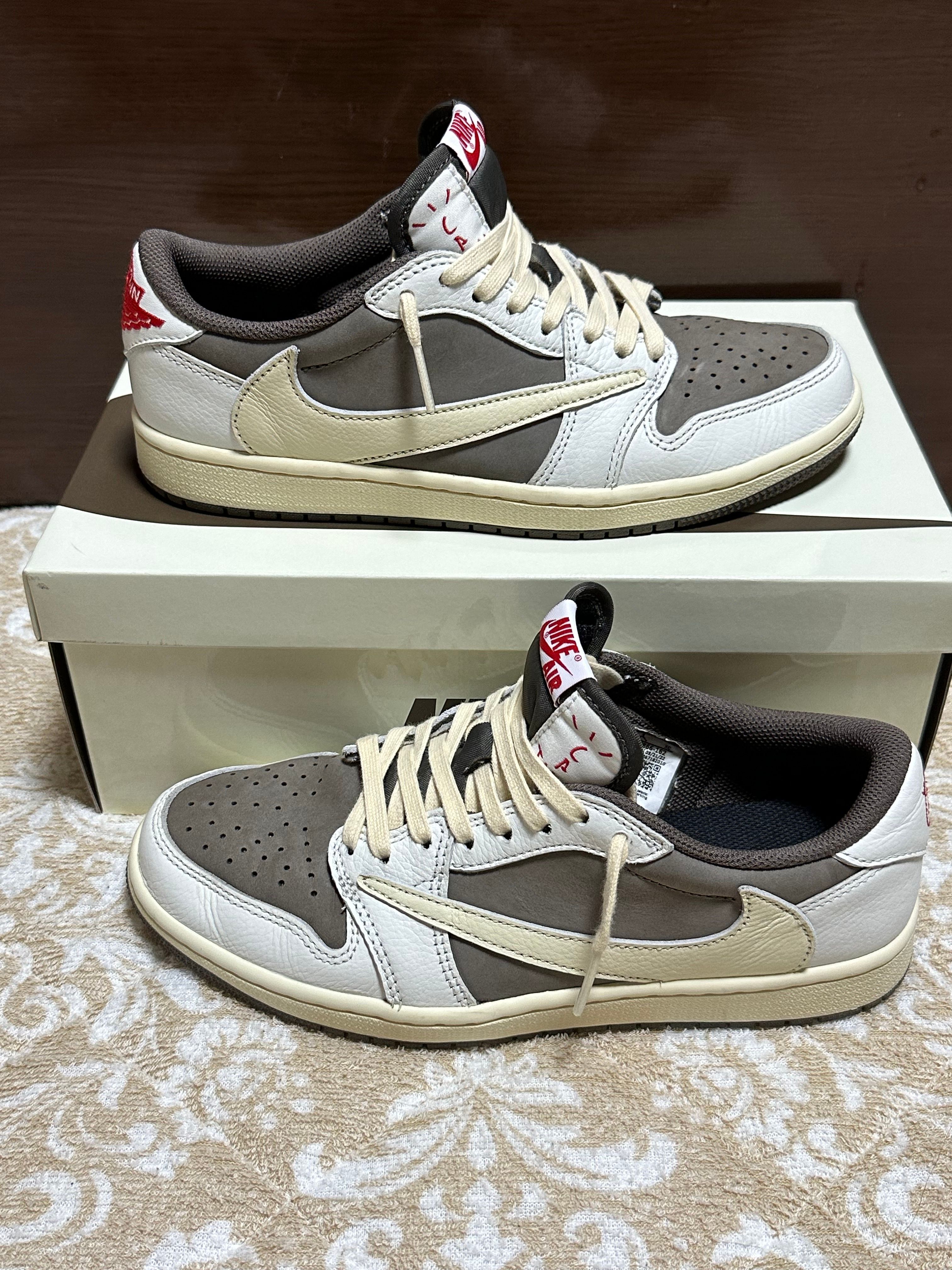 Travis Scott × Nike Air Jordan 1 Low OG SP "Reverse Mocha/Sail and Ridgerock"