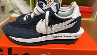 Fragment × sacai × Nike LD Waffle "Blackended Blue"