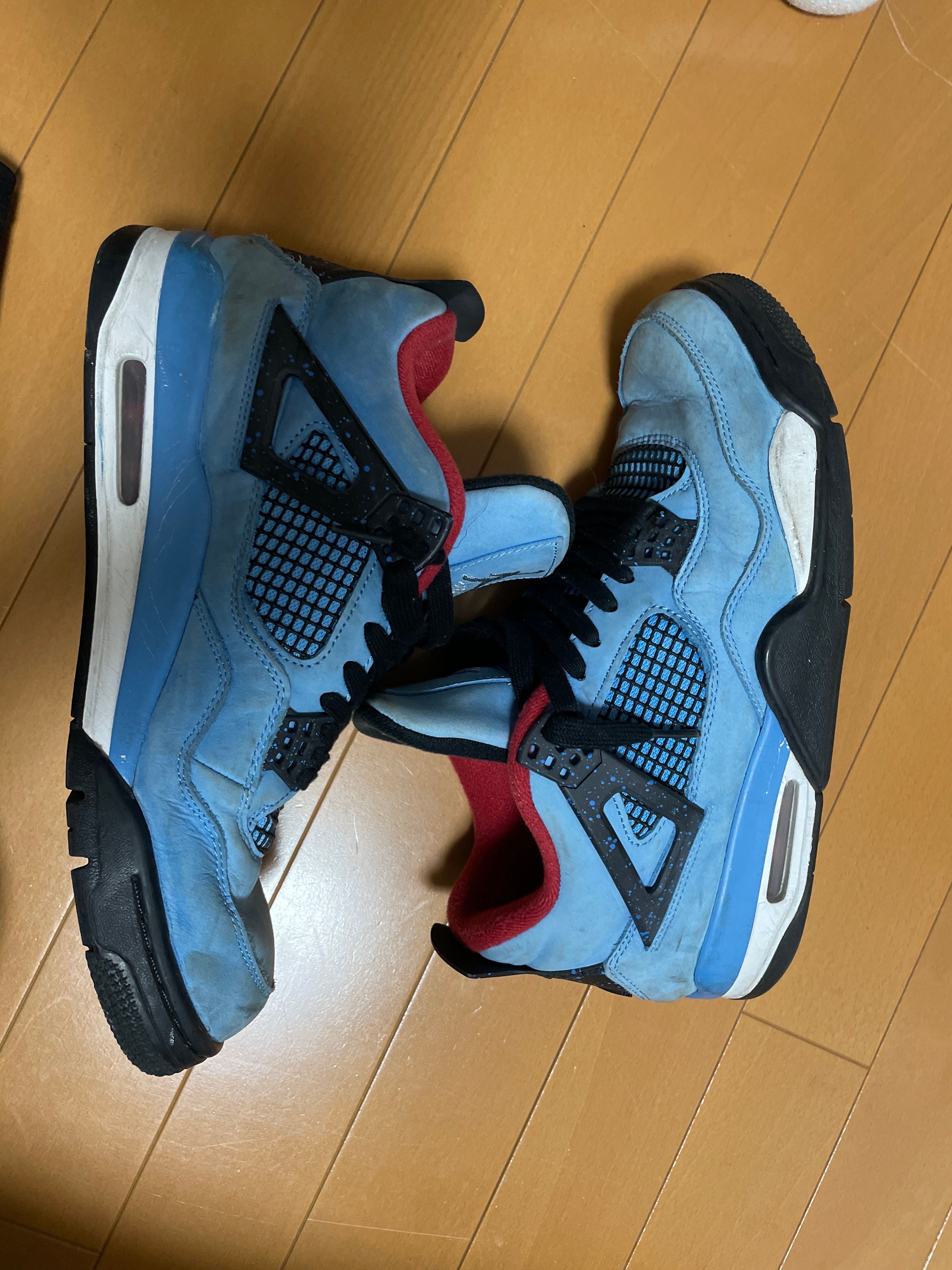 Travis Scott × Nike Air Jordan 4 Retro Cactus Jack "University Blue"