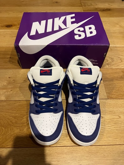 Nike SB Dunk Low "Los Angeles Dodgers/Deep Royal Blue"