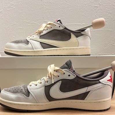 Travis Scott × Nike Air Jordan 1 Low OG SP "Reverse Mocha/Sail and Ridgerock"