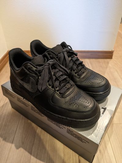 Slam Jam × Nike Air Force 1 Low "Black and Off Noir"