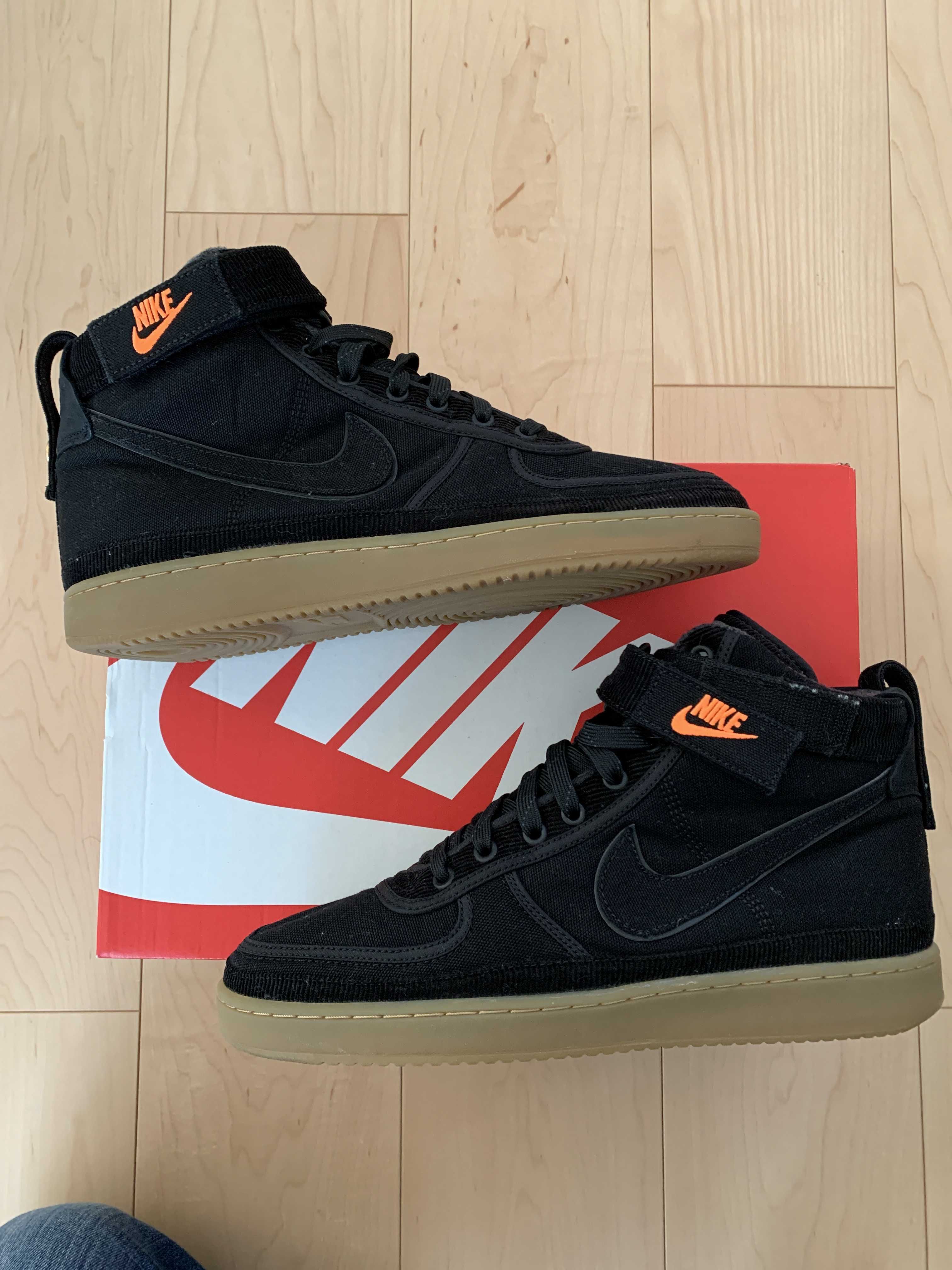 CARHARTT WIP × NIKE VANDAL SUPREME HIGH "BLACK"