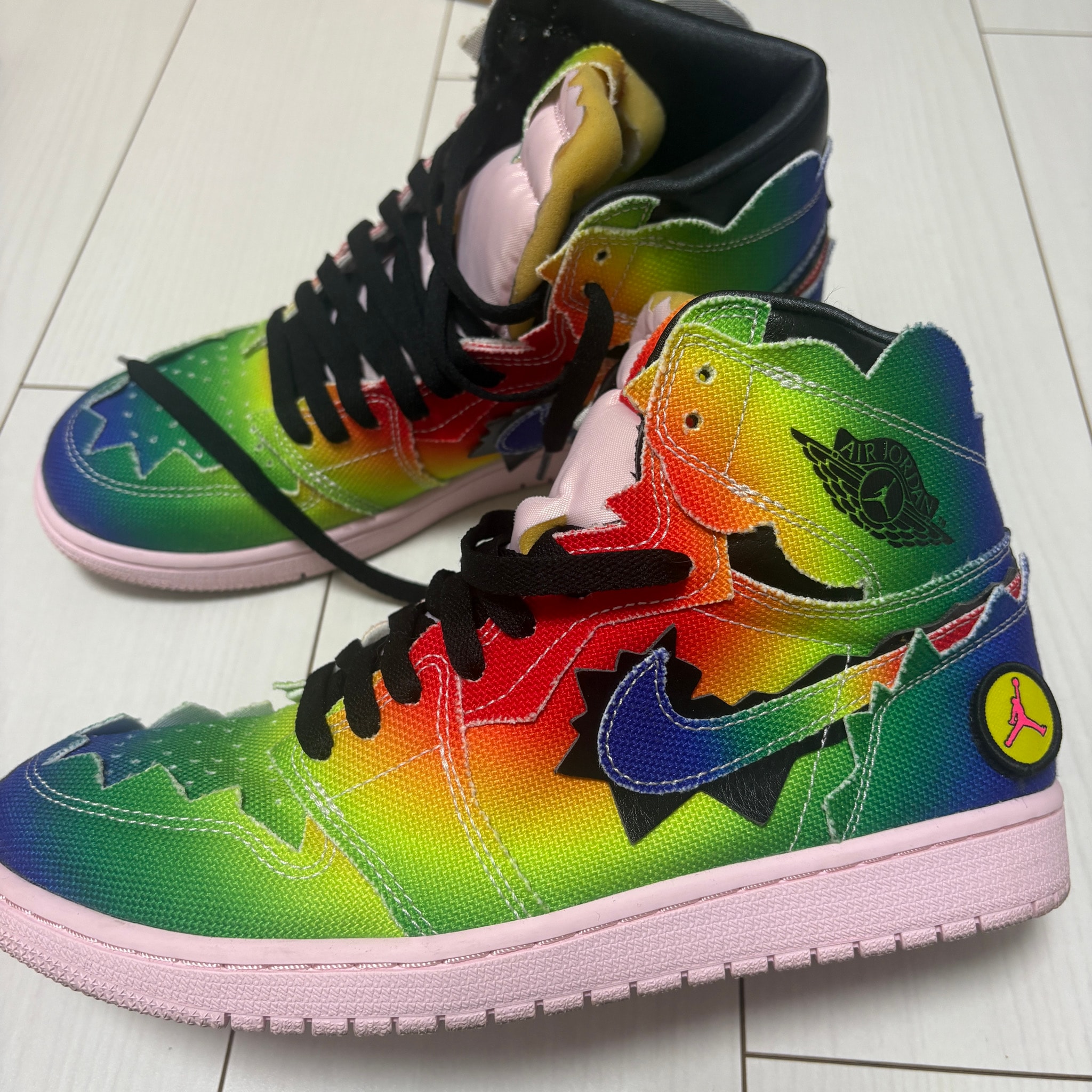 J Balvin × Nike Air Jordan 1 High OG "Rainbow"