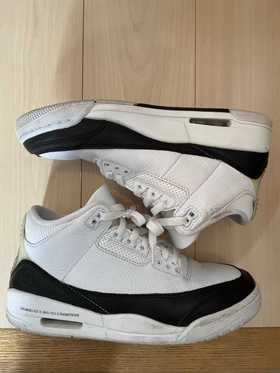 Fragment × Nike Air Jordan 3 "White/Black"