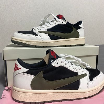 Travis Scott × Nike Women's Air Jordan 1 Low OG "Medium Olive"