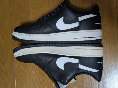 Supreme × COMME des GARCONS SHIRT × Nike Air Force 1 Low "Black/White" (2018)