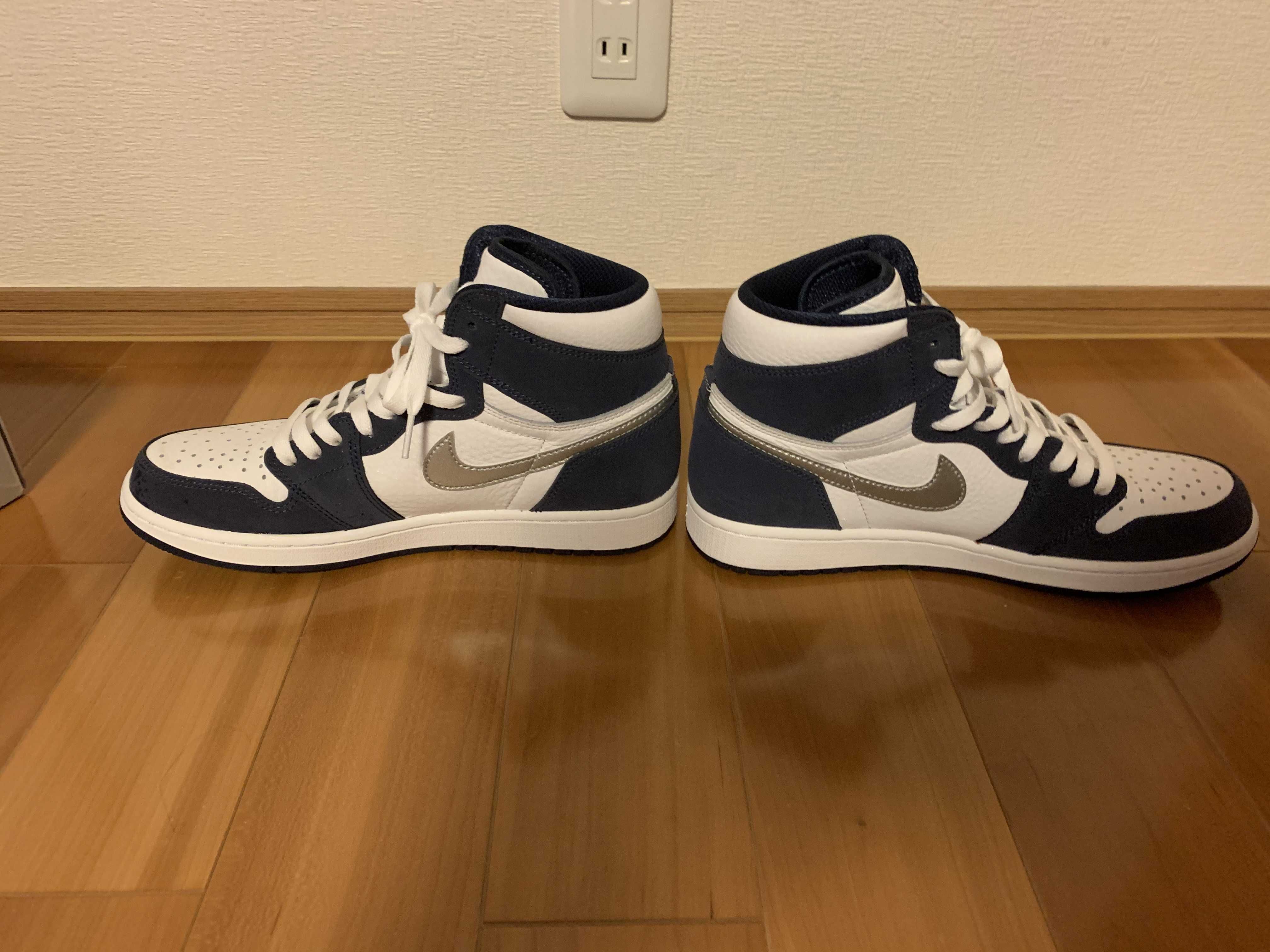 Nike Air Jordan 1 High OG CO.JP "White/Midnight Navy" (2020)(ブリーフケースなし)