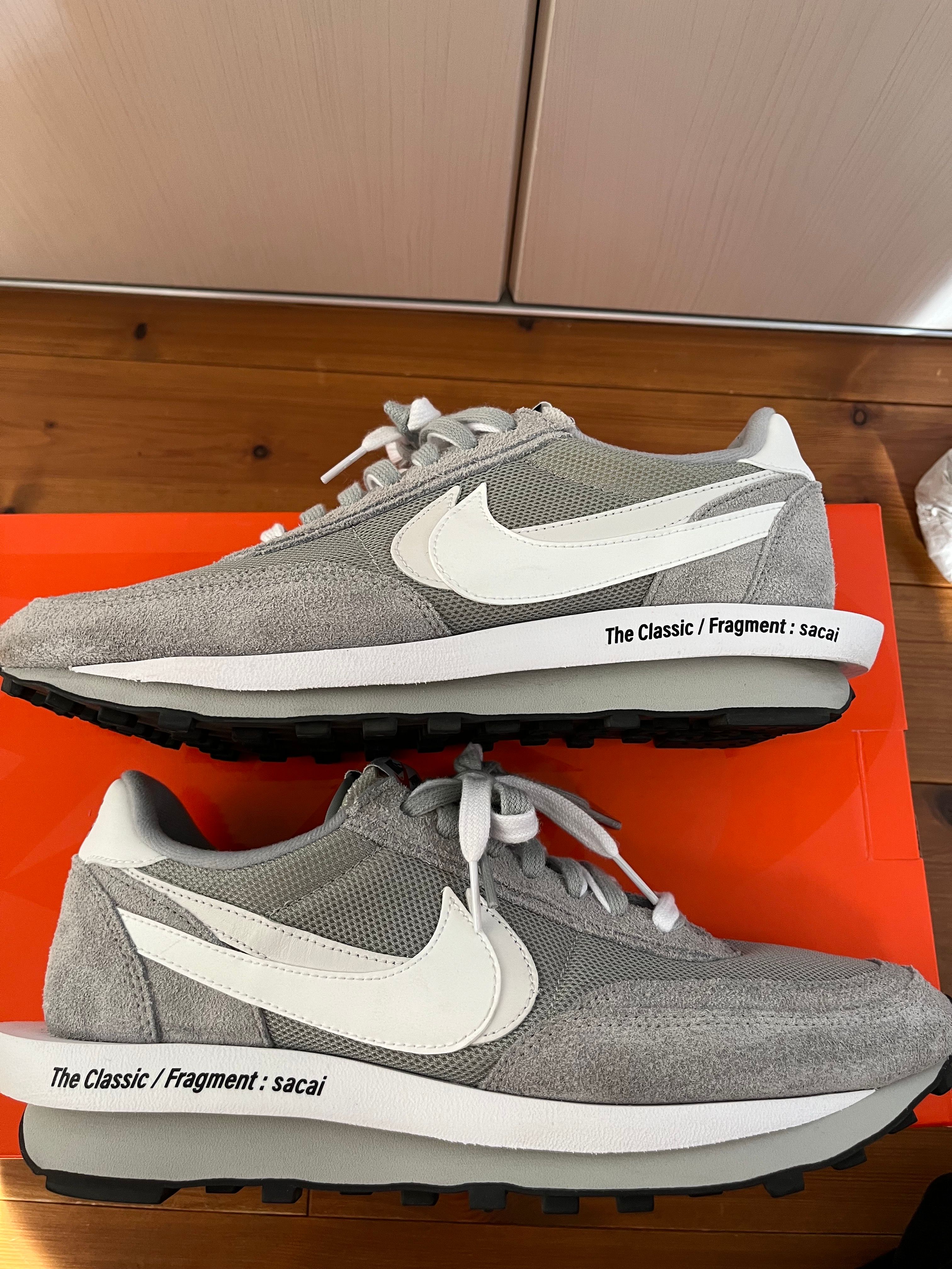 Fragment × sacai × Nike LD Waffle "Light Smoke Grey"