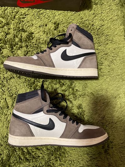 Travis Scott × Nike Air Jordan 1 Retro High OG TS SP "Sail/Dark Mocha"