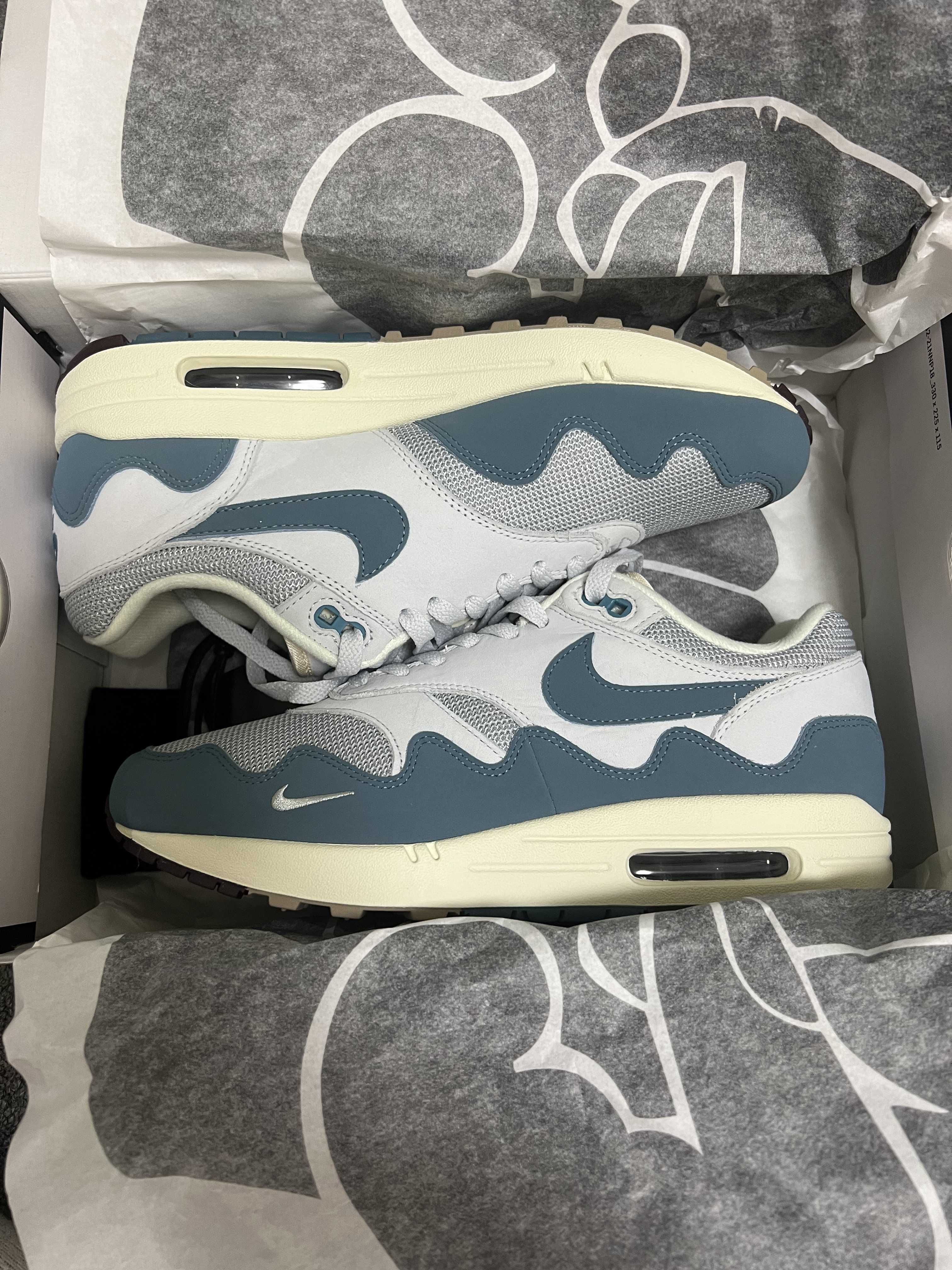 Patta × Nike Air Max 1 "Noise Aqua"