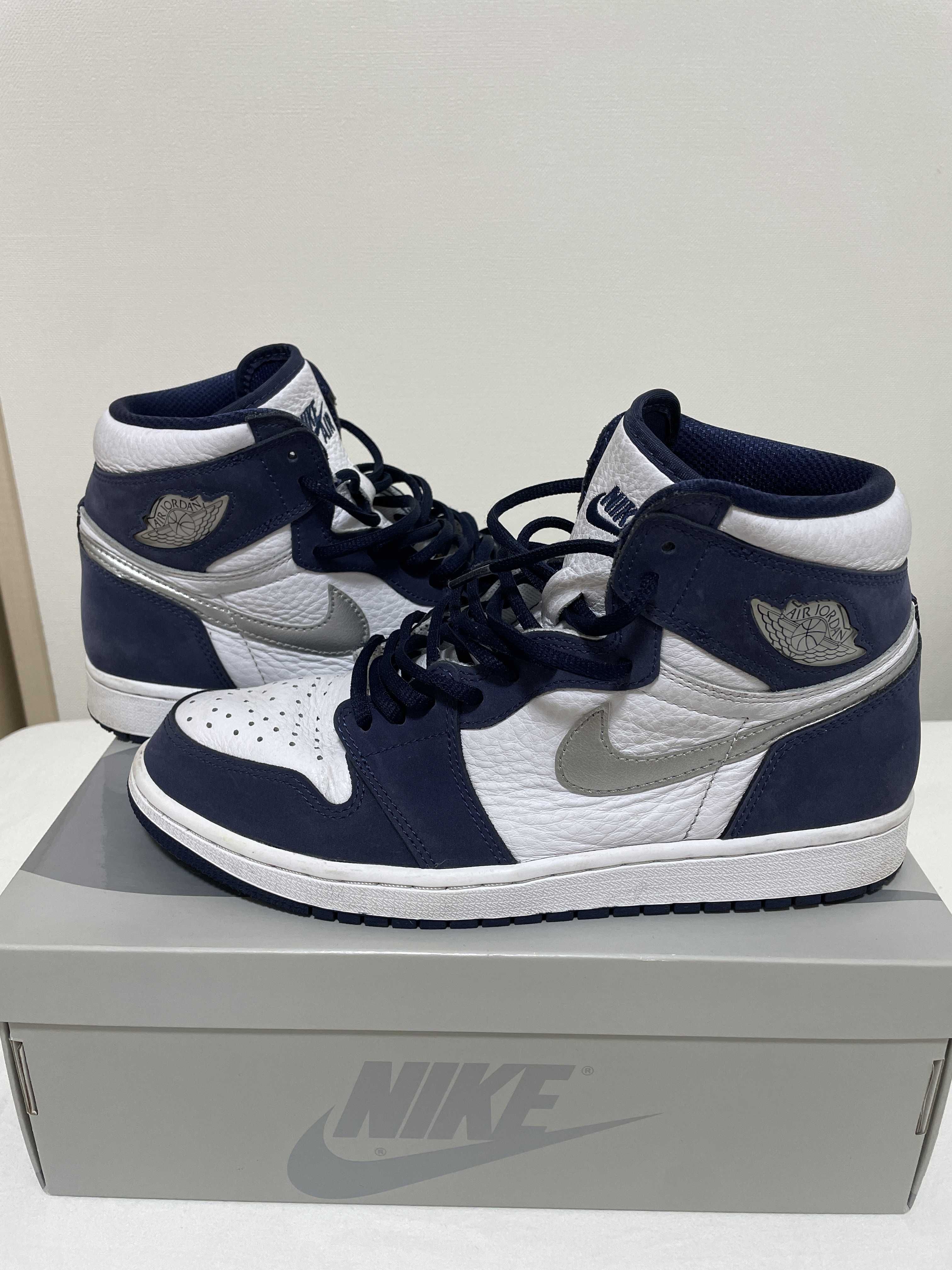 Nike Air Jordan 1 High OG CO.JP "White/Midnight Navy" (2020)(ブリーフケースなし)