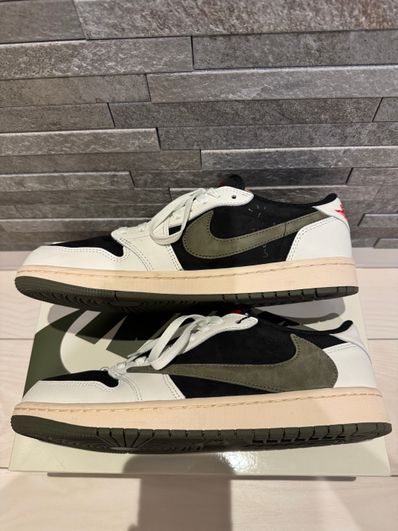 Travis Scott × Nike Women's Air Jordan 1 Low OG "Medium Olive"