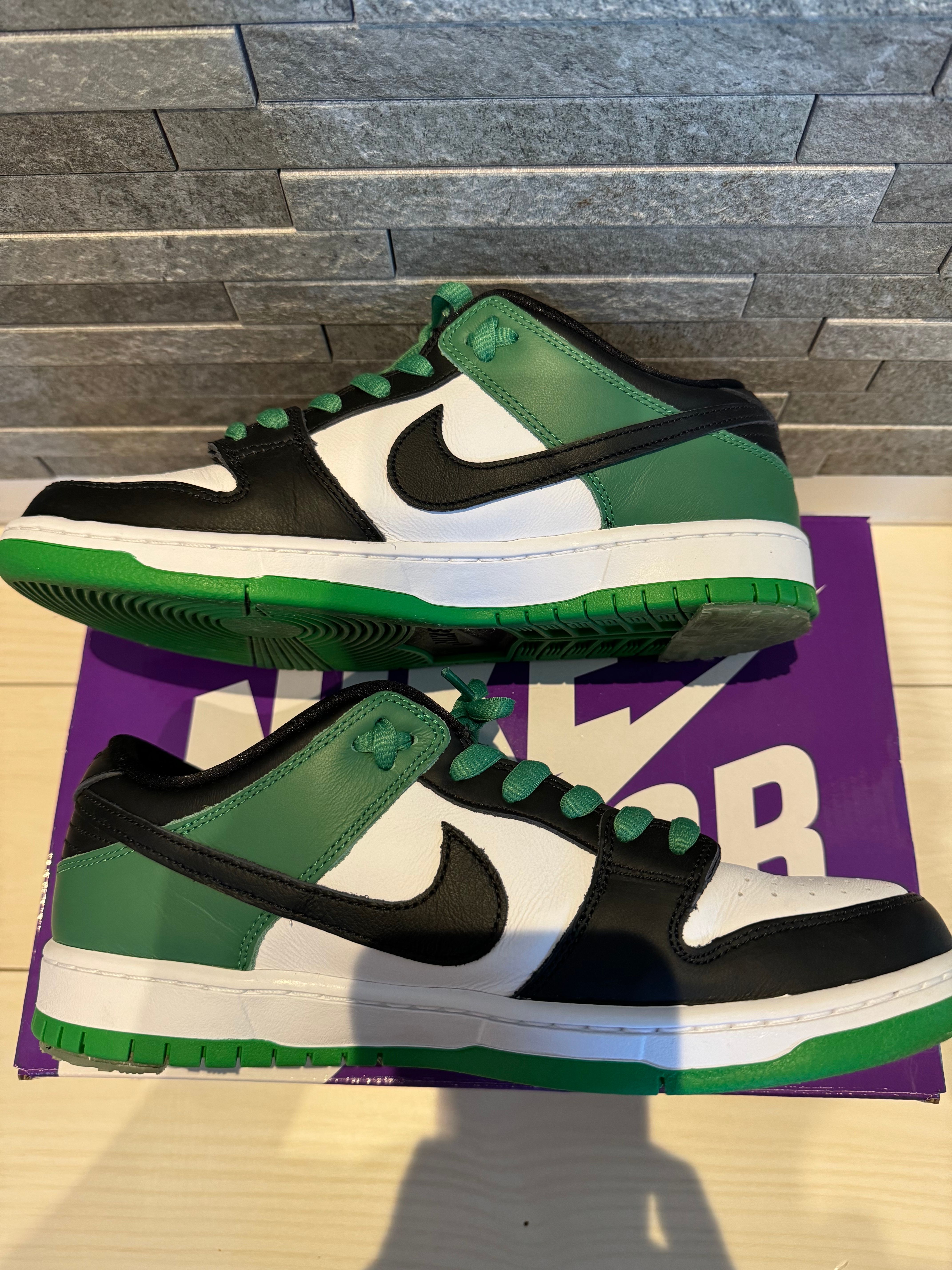 Nike SB Dunk Low Pro "Black and Classic Green"