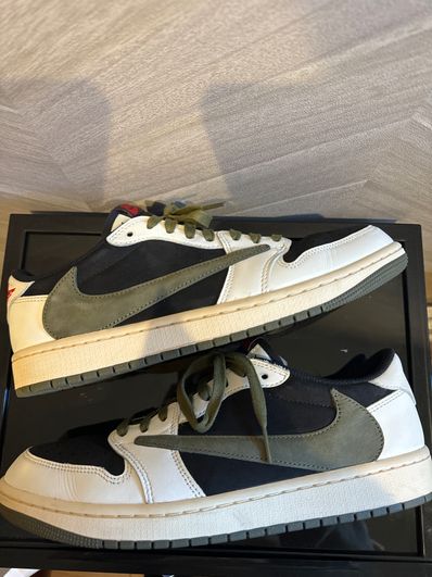 Travis Scott × Nike Women's Air Jordan 1 Low OG "Medium Olive"