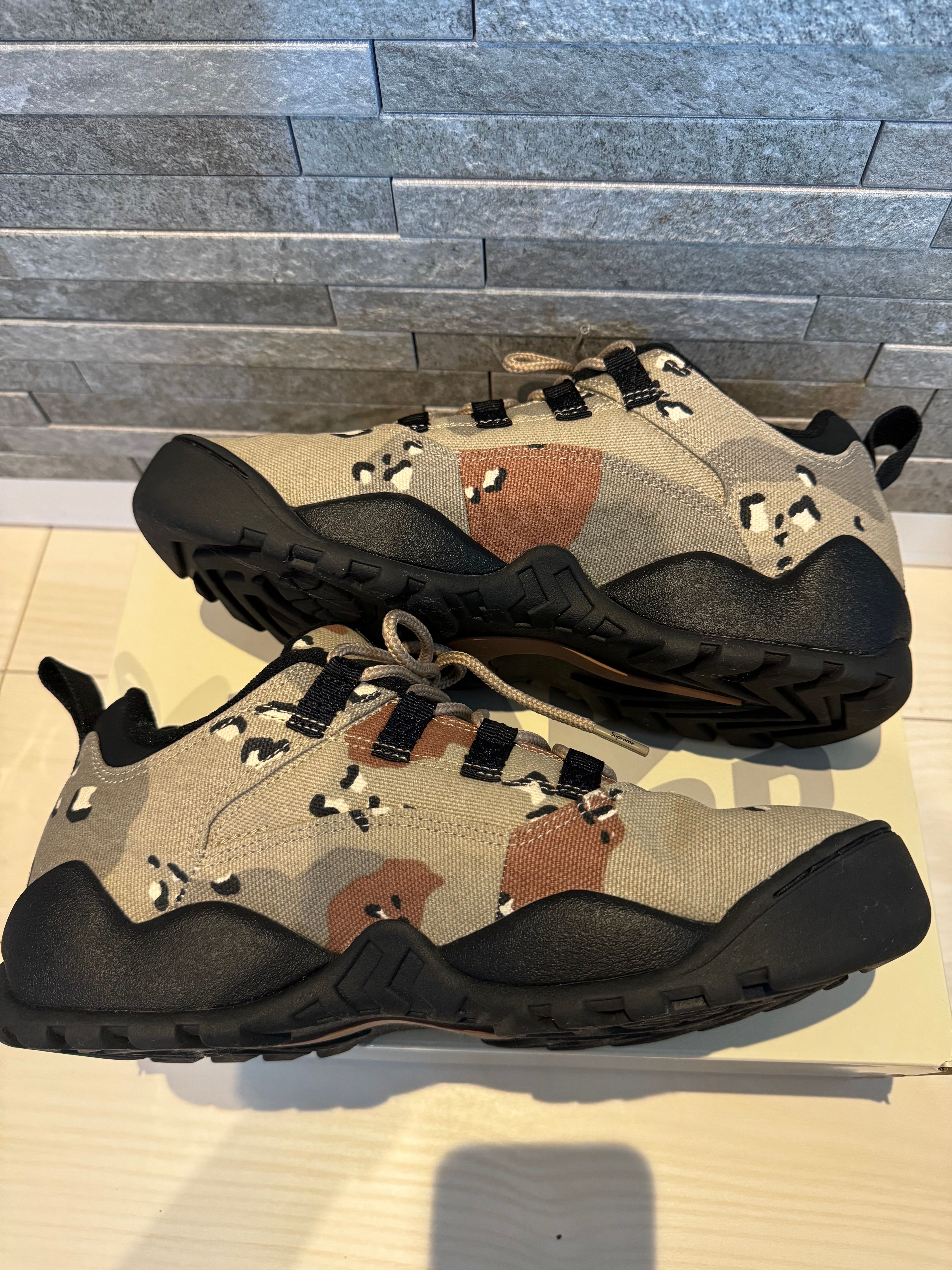 Supreme × Nike SB Darwin Low "Desert Camo"